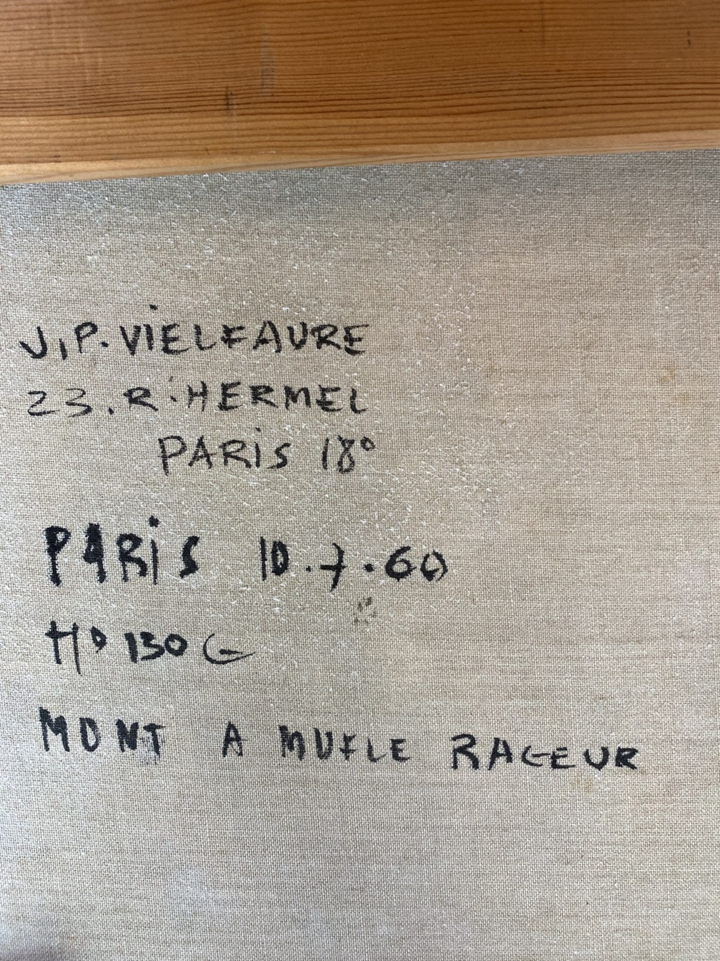 J.P Vielfaure – Mont à mufle Rageur