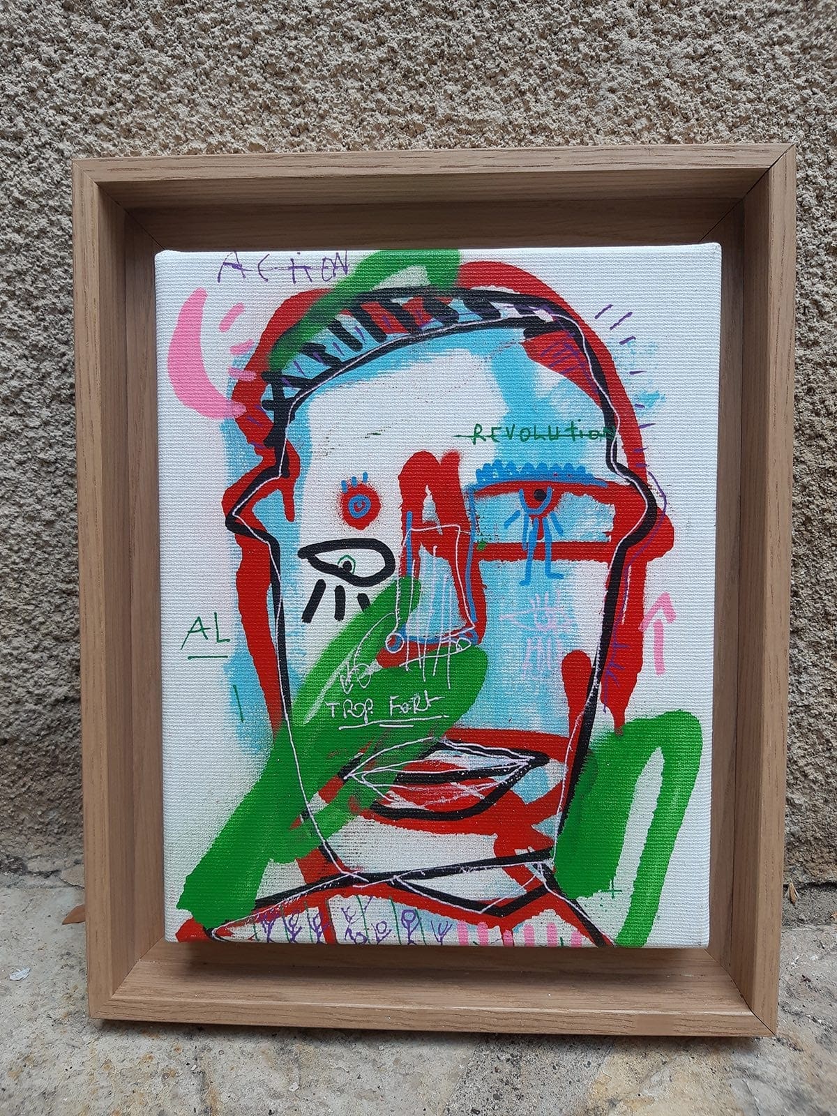 JAZZU – Révolution 2019 – Acrylique sur toile signée