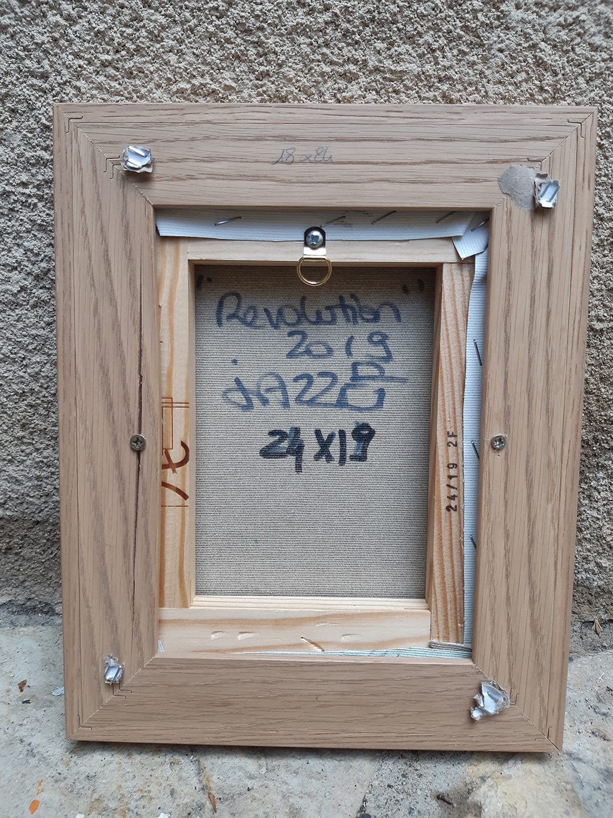 JAZZU – Révolution 2019 – Acrylique sur toile signée