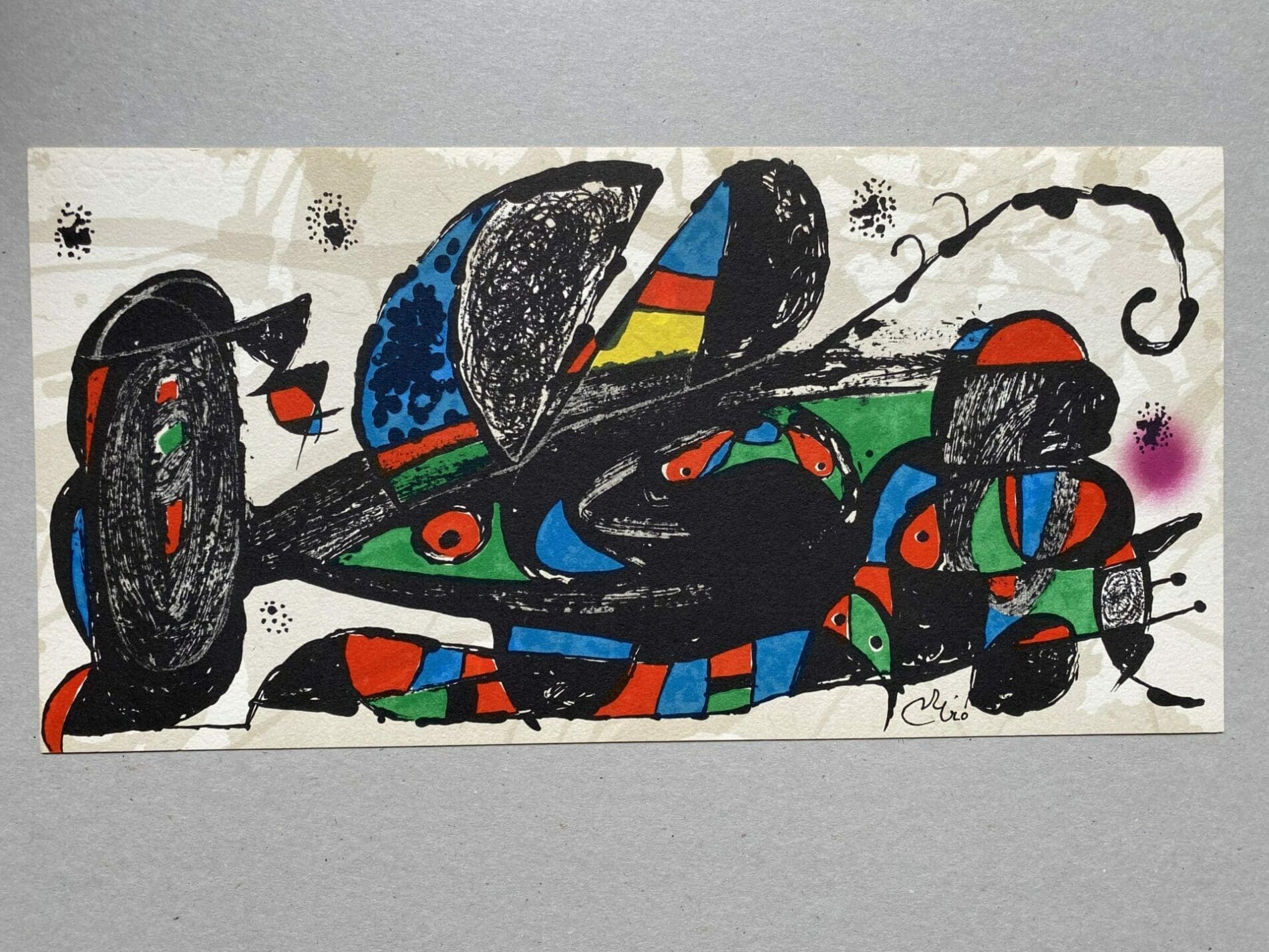 Joan Miró – Lithographie – Miro Sculpteur : Iran