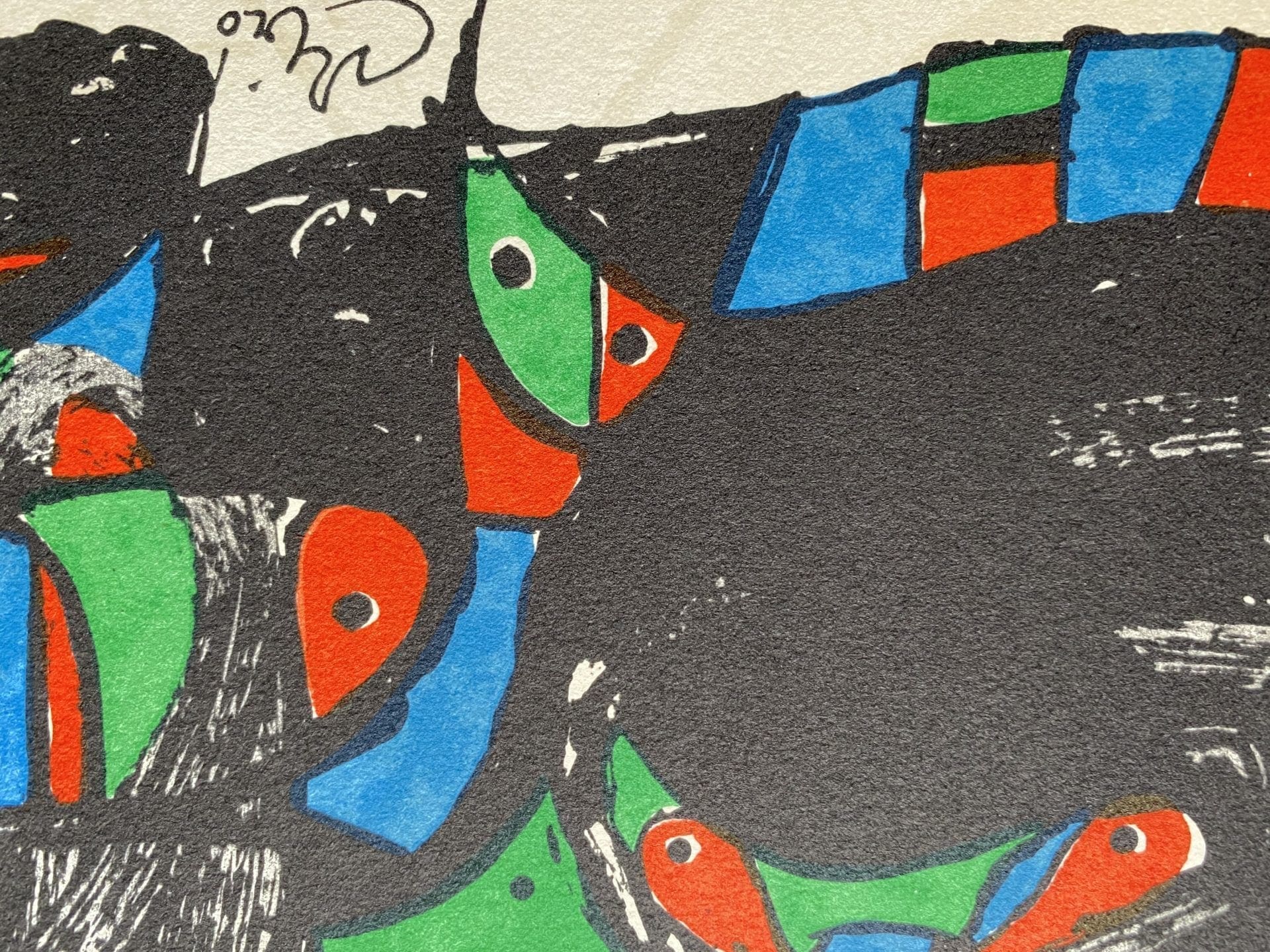 Joan Miró – Lithographie – Miro Sculpteur : Iran
