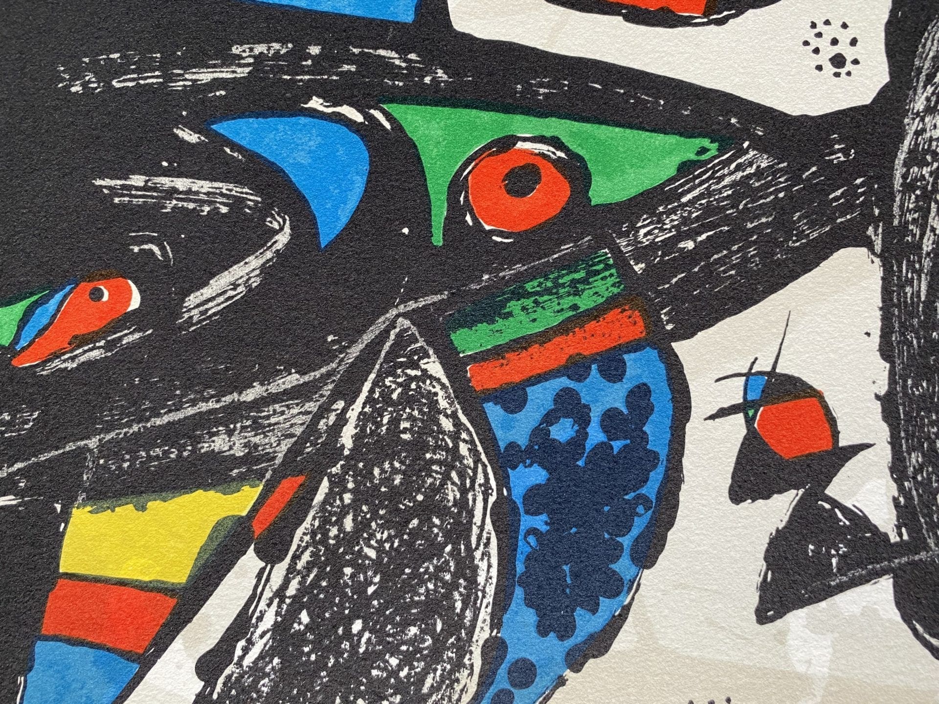 Joan Miró – Lithographie – Miro Sculpteur : Iran