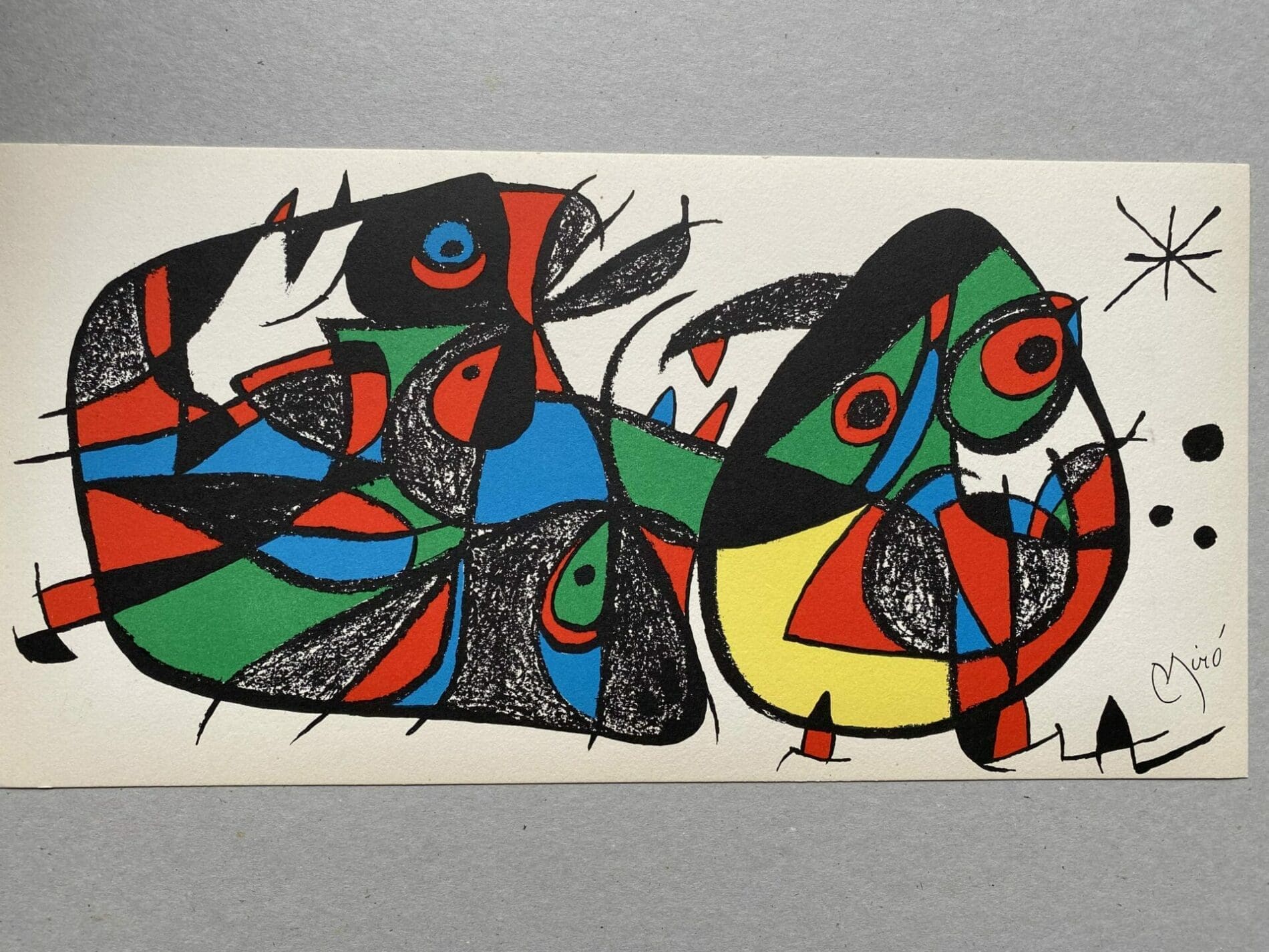 Joan Miró – Lithographie – Miro Sculpteur : Italie