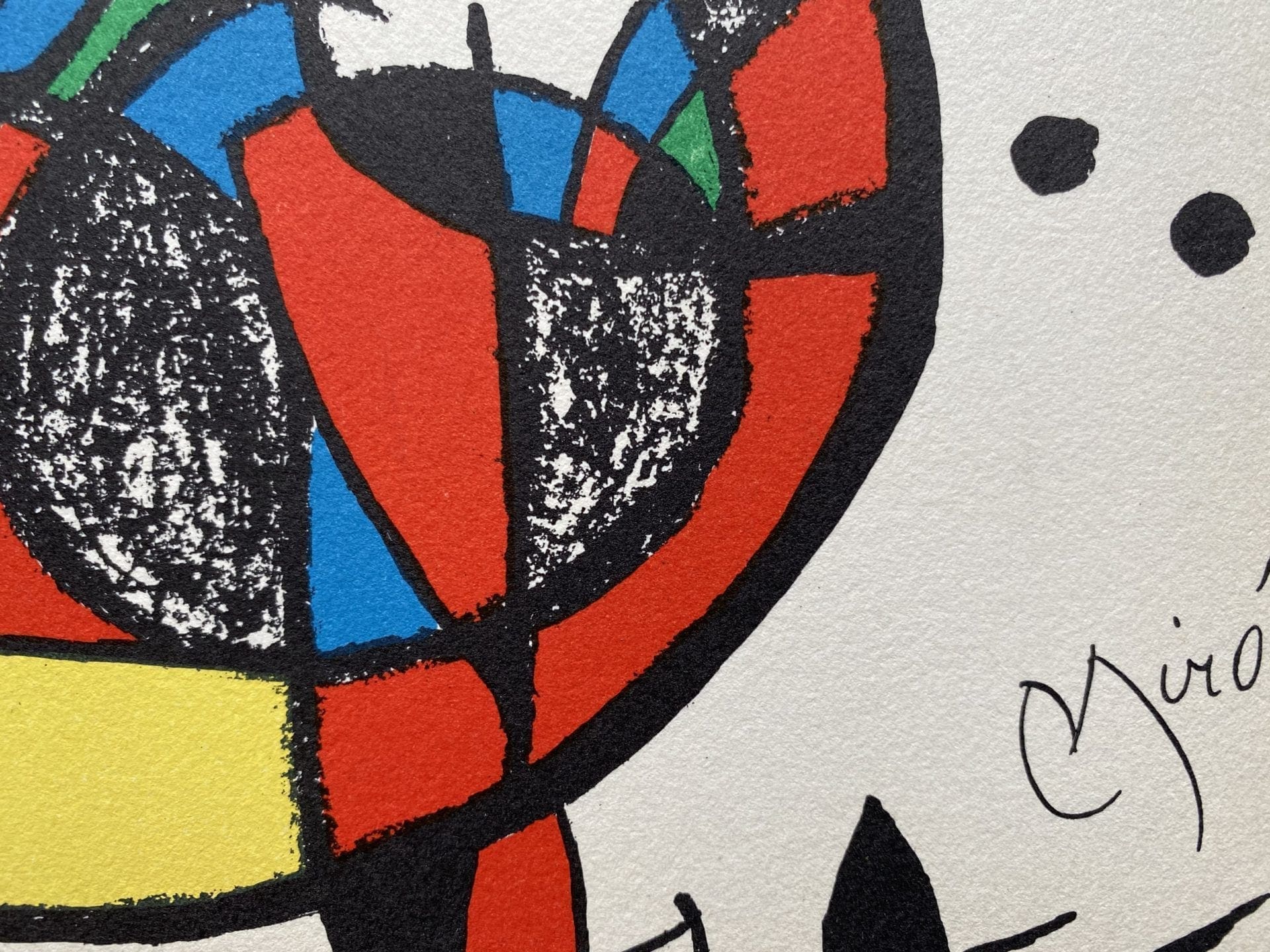 Joan Miró – Lithographie – Miro Sculpteur : Italie