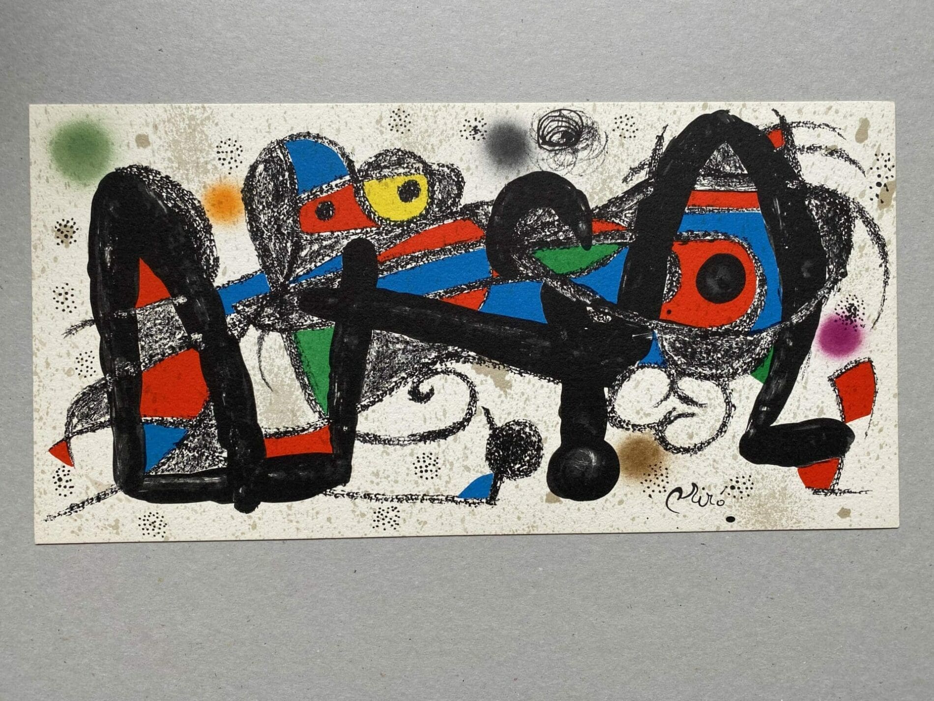 Joan Miró – Lithographie – Miro Sculpteur : Espagne