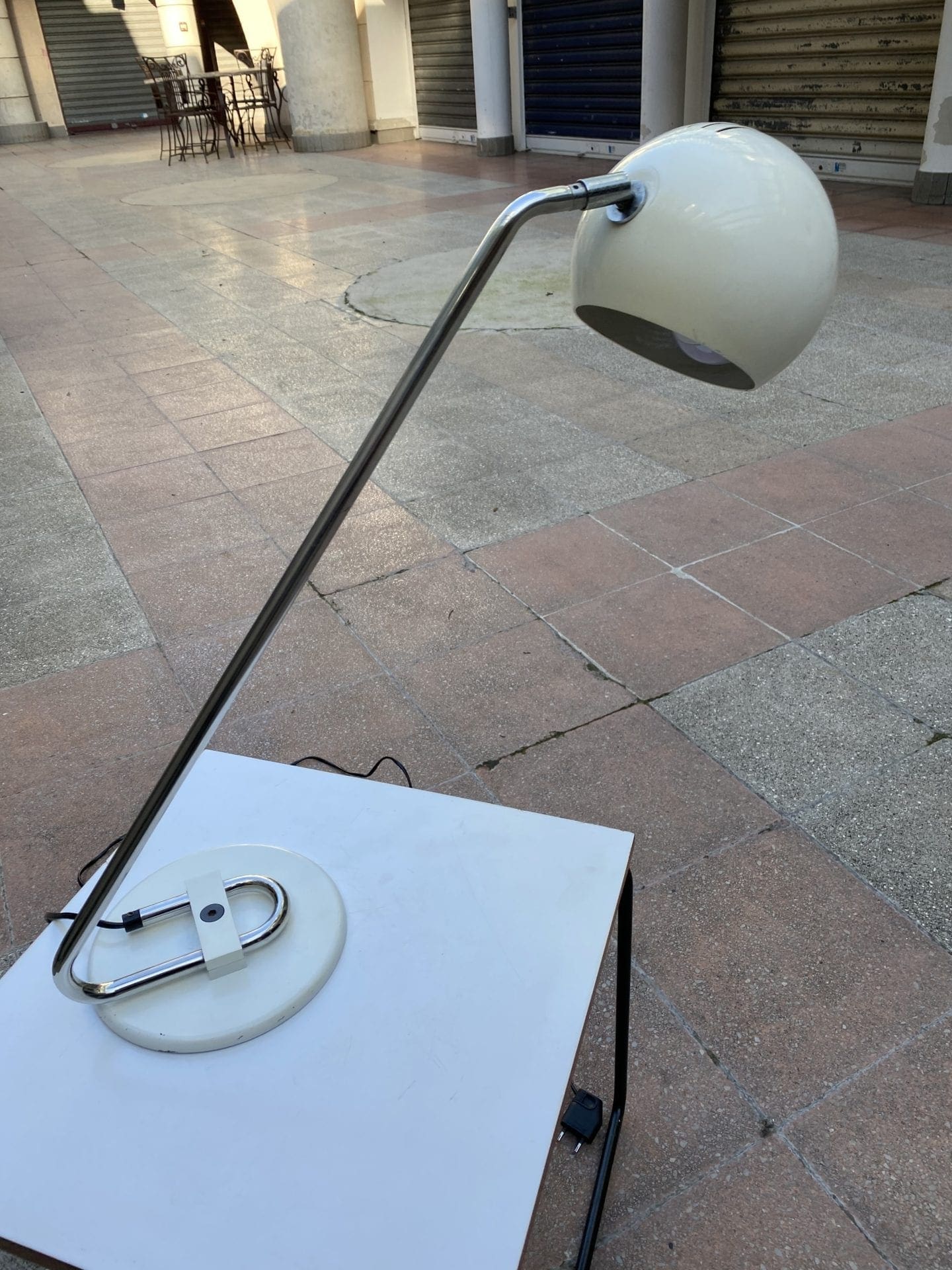Joe Colombo – Lampe de Table blanche