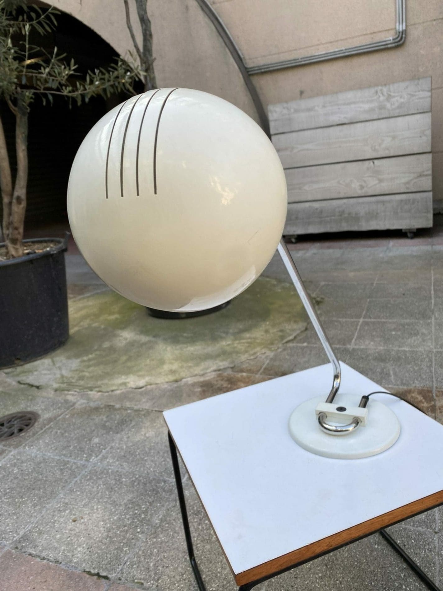Joe Colombo – Lampe de Table blanche