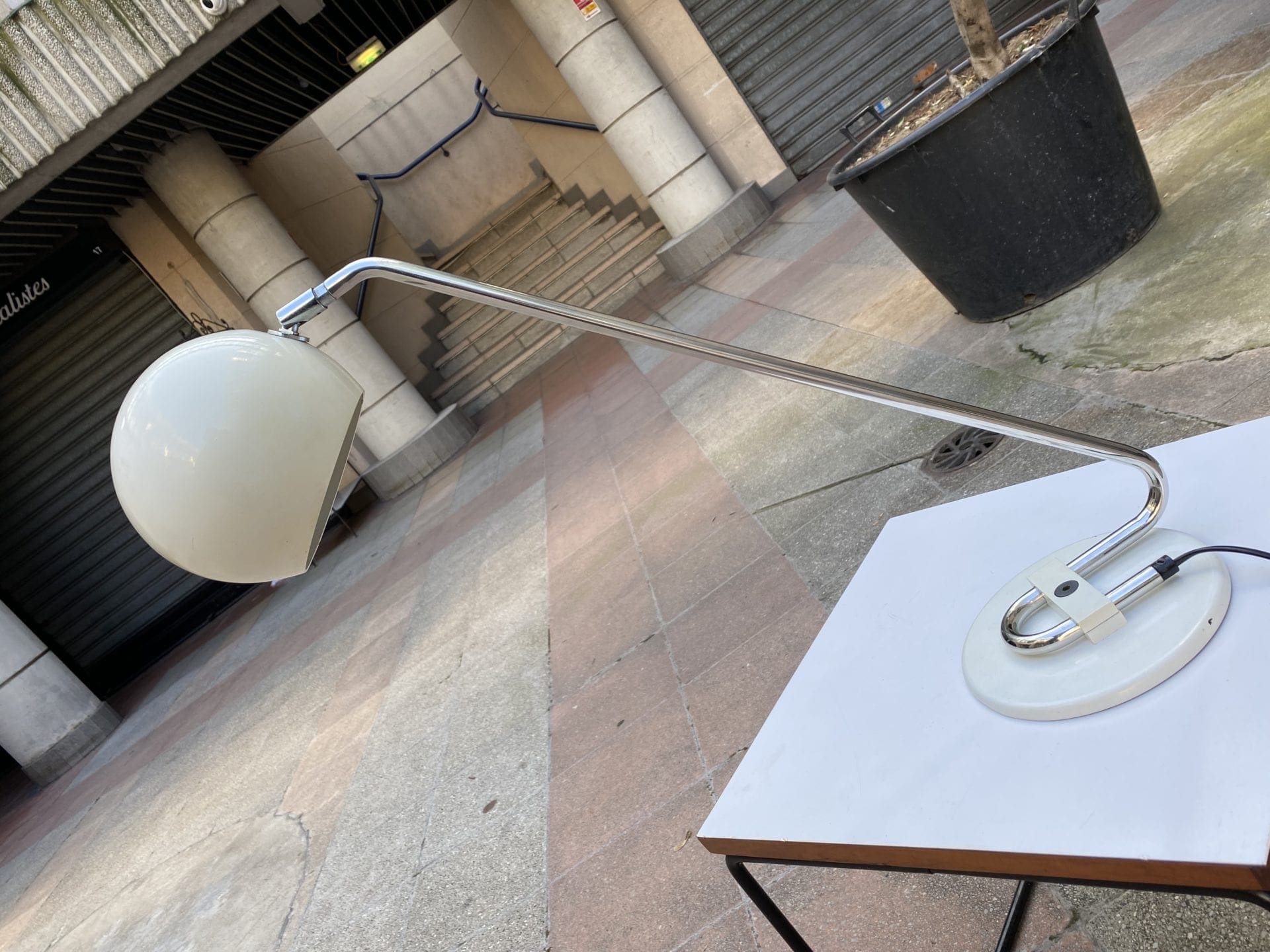 Joe Colombo – Lampe de Table blanche