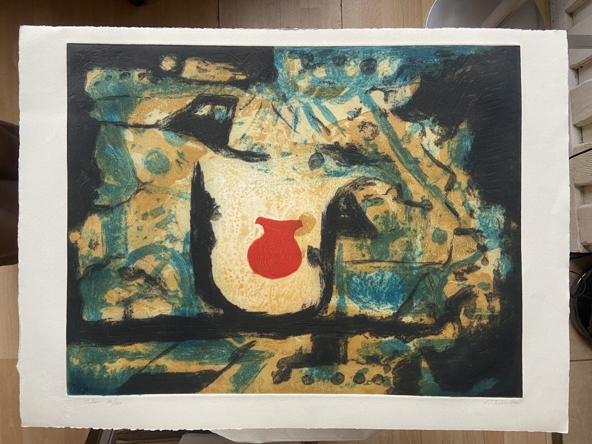 Gravure « Orfeo » par Juan Jose Torralba – Édition Limitée, Circa 1970