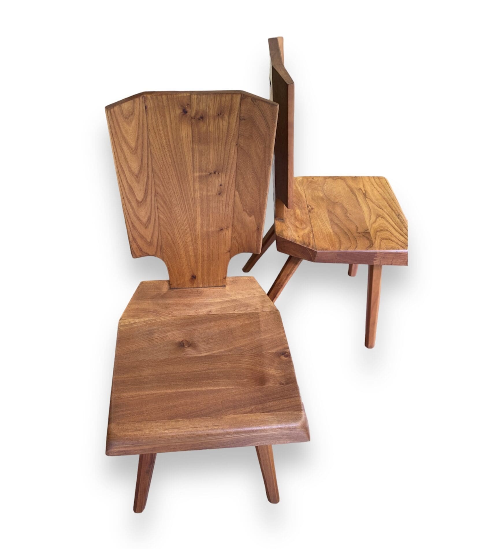 Pierre Chapo –  Lot de 3 chaises modèle S28 – Occasion