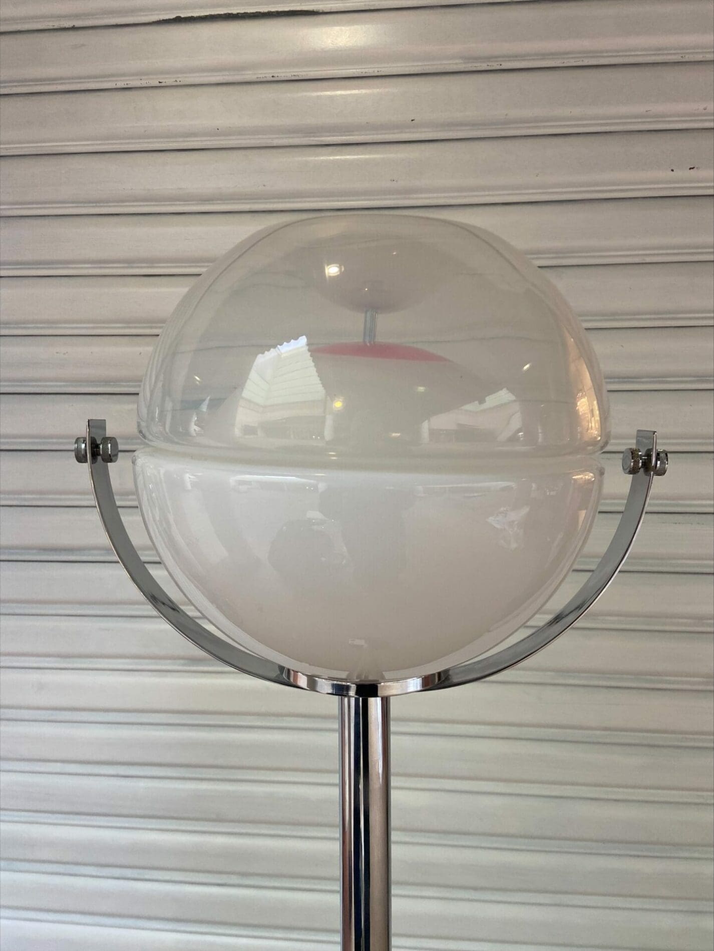 Lampadaire bulle Manufactura Italiana – Verre de Murano et Aluminium