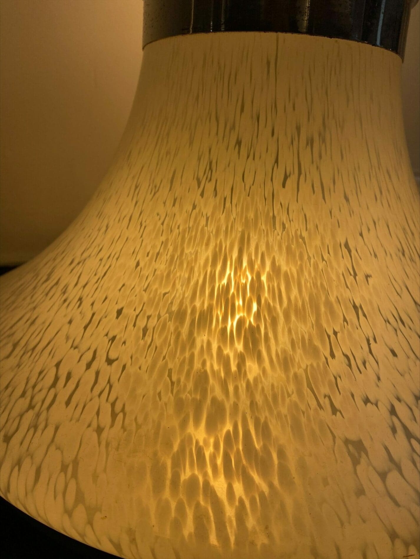 Dans le goût de Carlo Nason – Lampe verre de Murano
