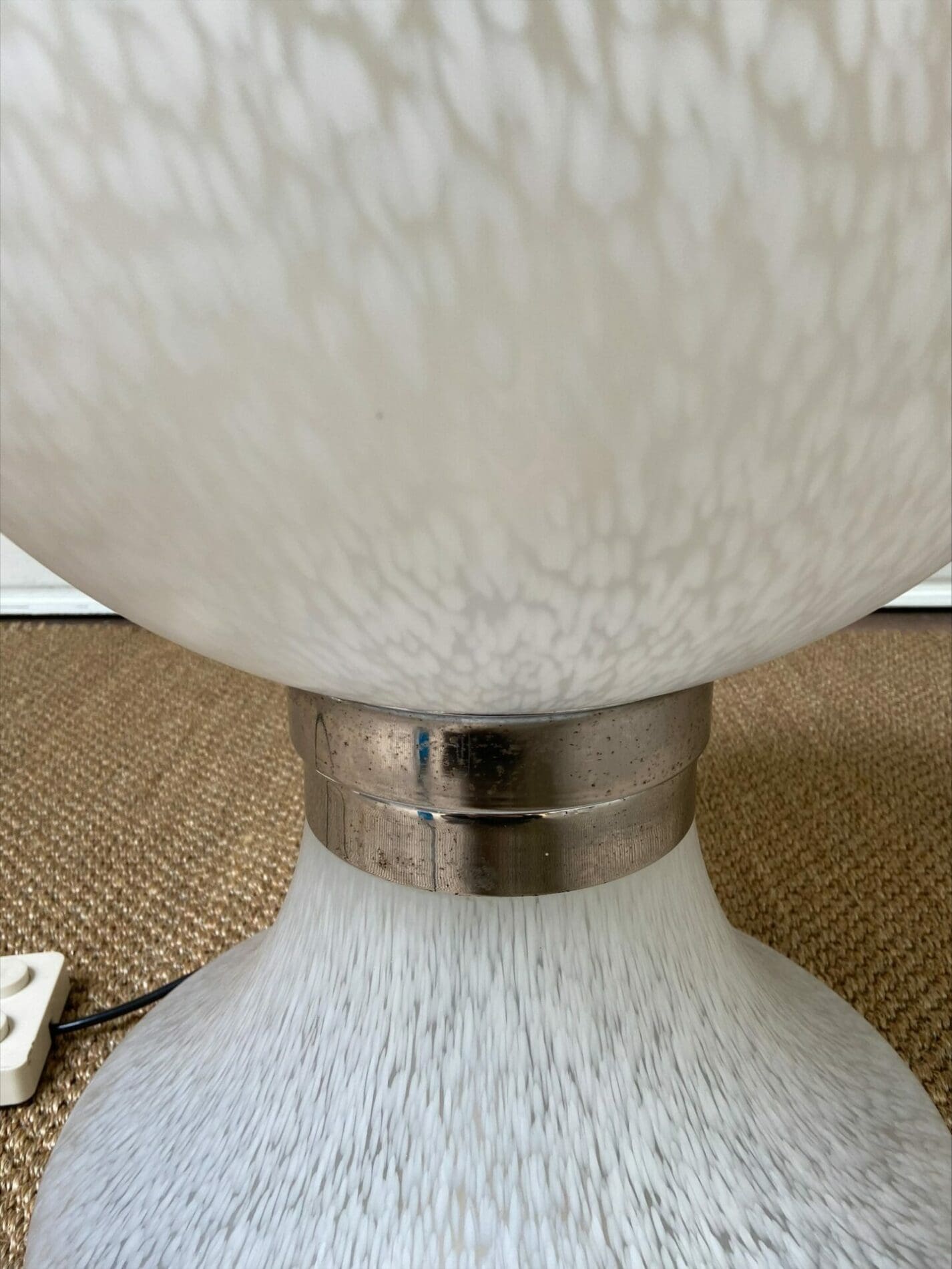 Dans le goût de Carlo Nason – Lampe verre de Murano
