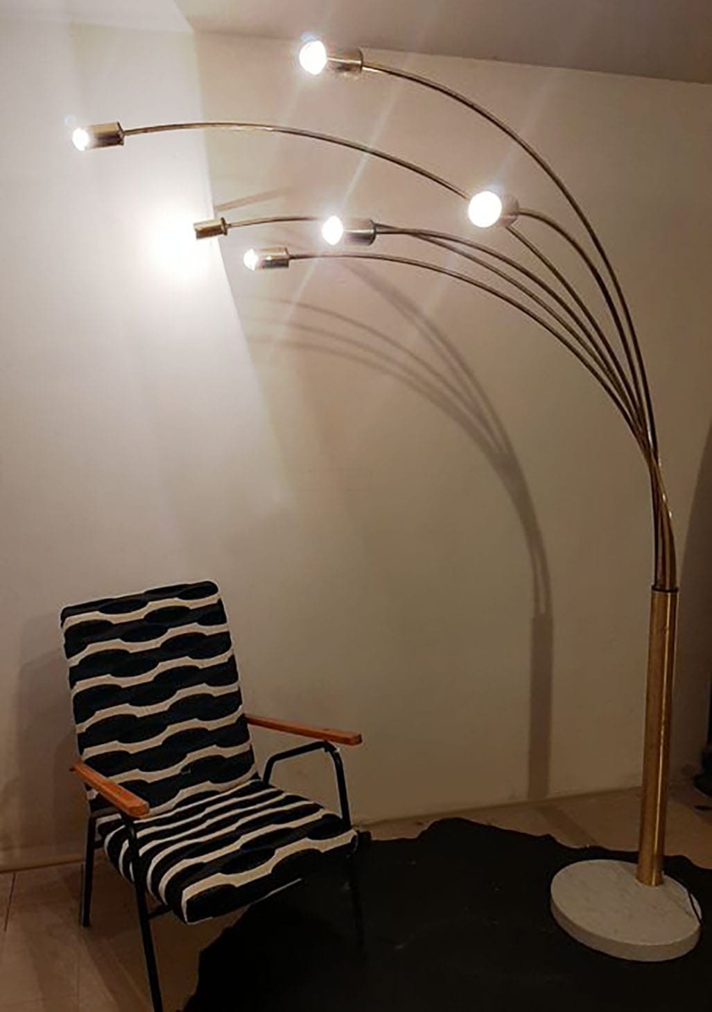 Lampe de parquet – Design italien – circa 1975