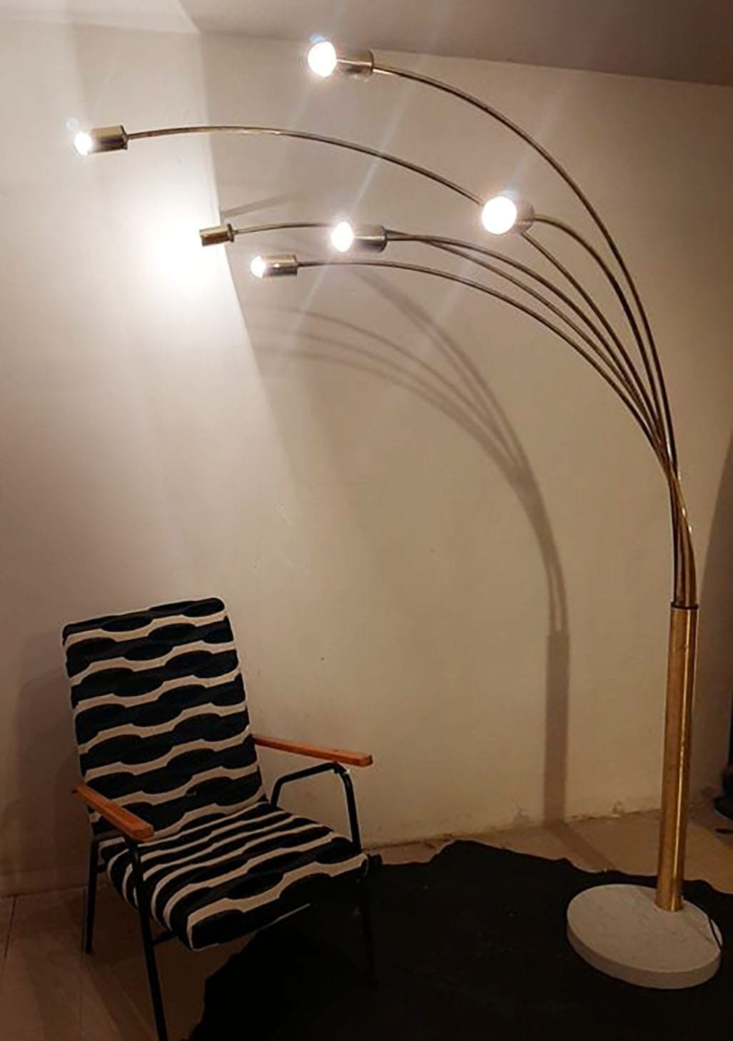 Lampe de parquet – Design italien – circa 1975