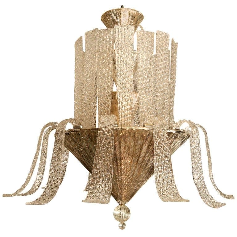Lustre en verre de Murano – magnifique