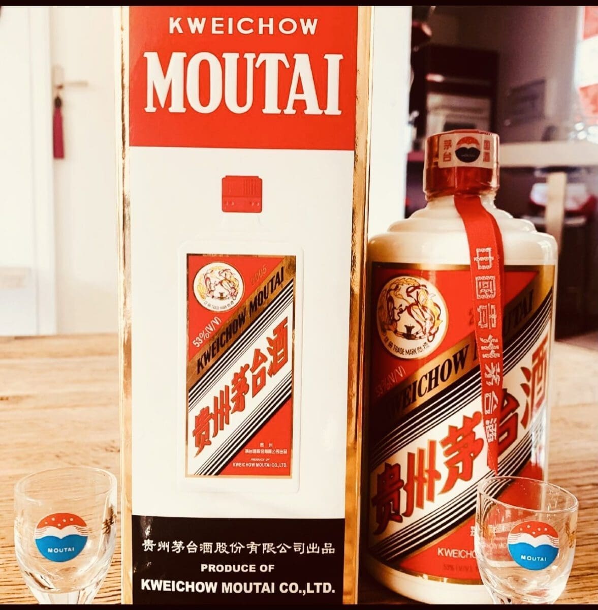 Kweichow Moutai Chiew – l’emblématique bouteille de 50Cl