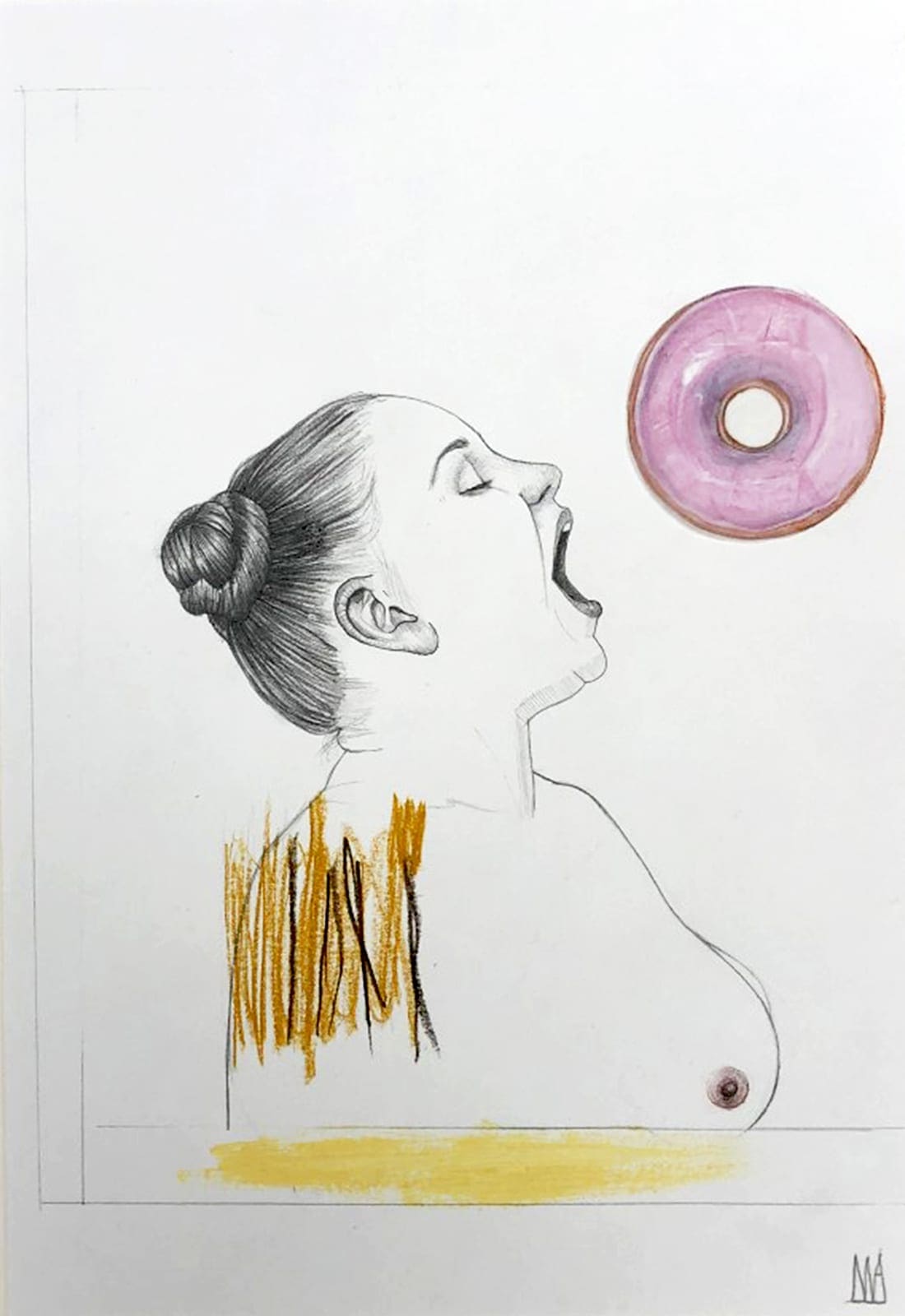 Mateo ANDREA – Golosina, 2017, Dessin