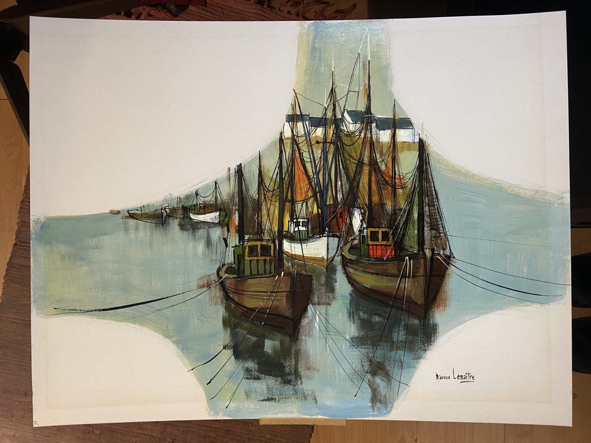 Maurice Lemaître – Sortie de port