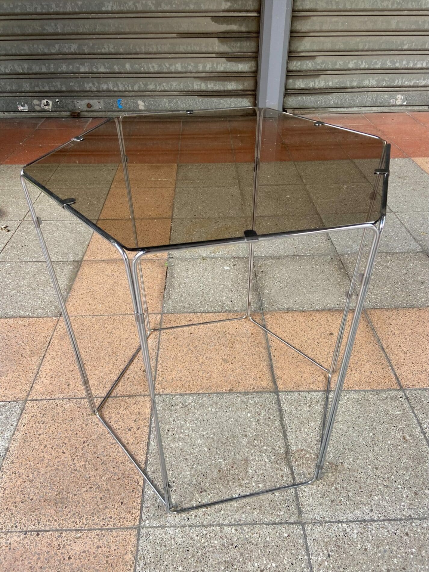 Max Sauze – Ensemble de 3 tables basses / bouts de canapé