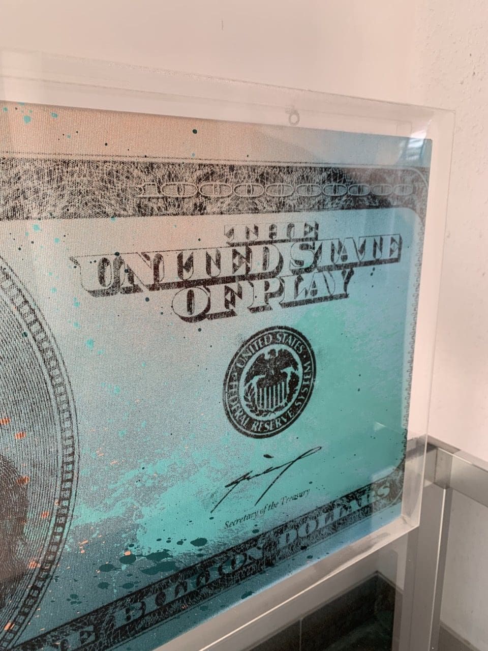 Maximilian WIEDEMANN – Tableau Billion Dollar bill, 2015