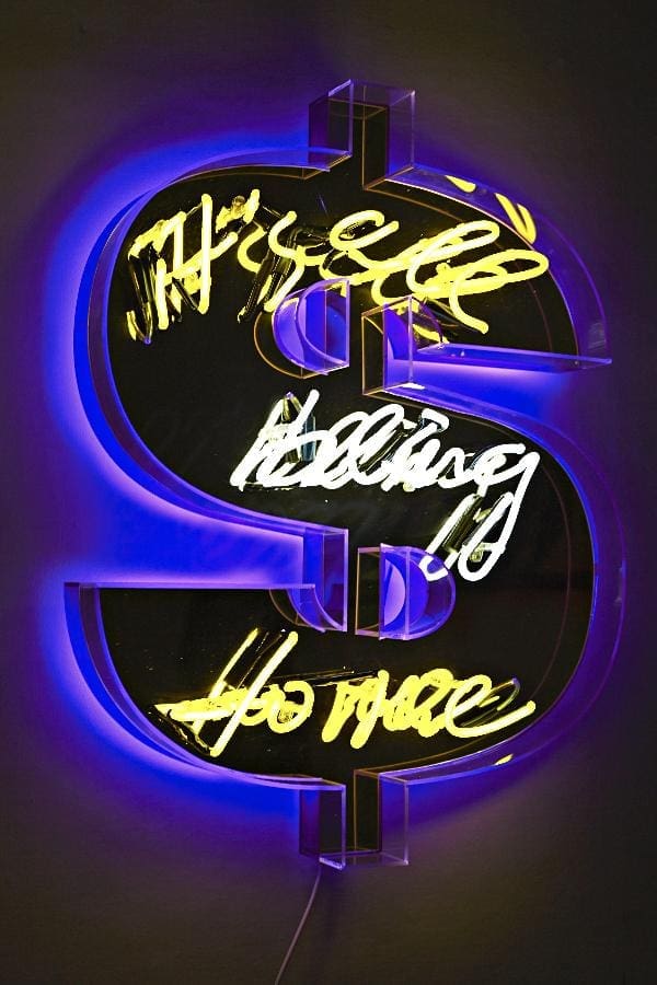 Maximilian Wiedemann – Lampe néon « It’s all bling to me »