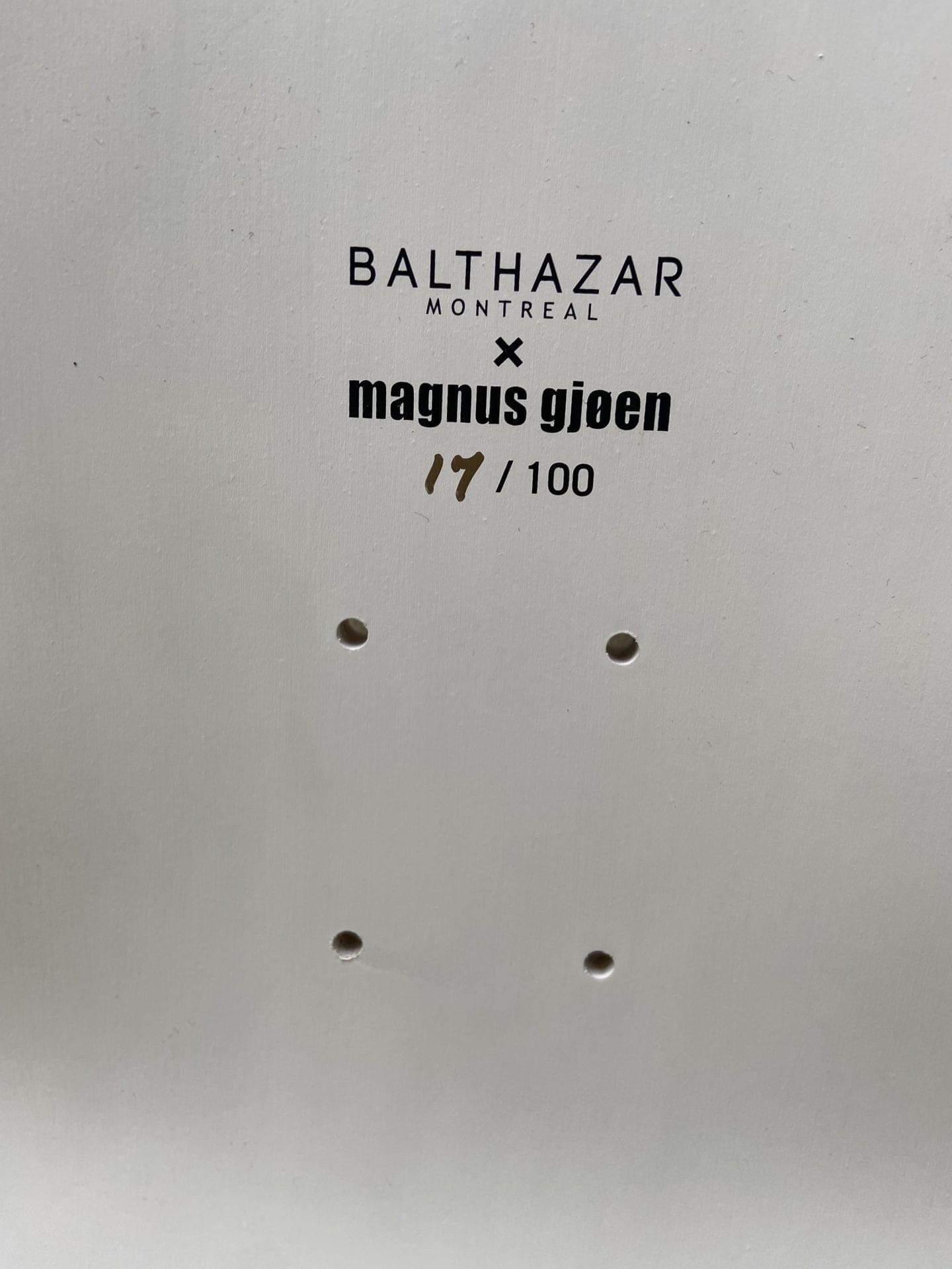 Maison Balthazar X Magnus Gjoen – Skateboard