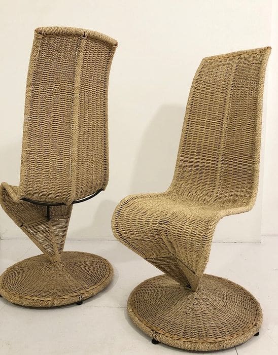 Marzio Cecchi – Paire de S chairs