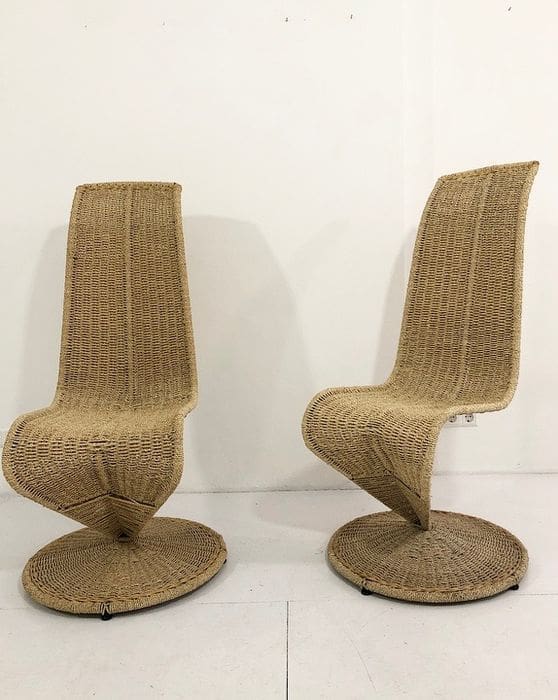 Marzio Cecchi – Paire de S chairs
