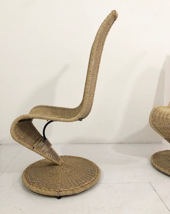 Marzio Cecchi – Paire de S chairs