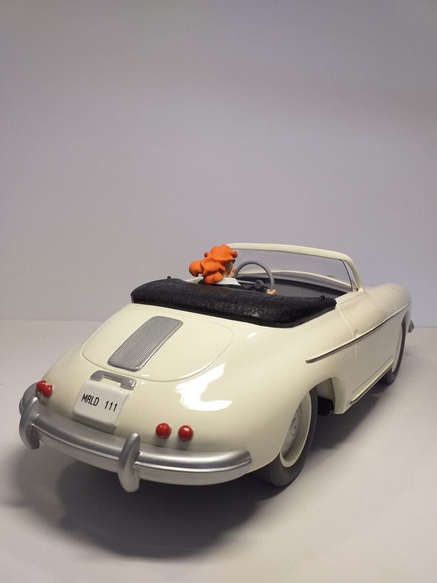 Michel Aroutcheff –  » Dottie dans sa Porsche  » 356 cabriolet