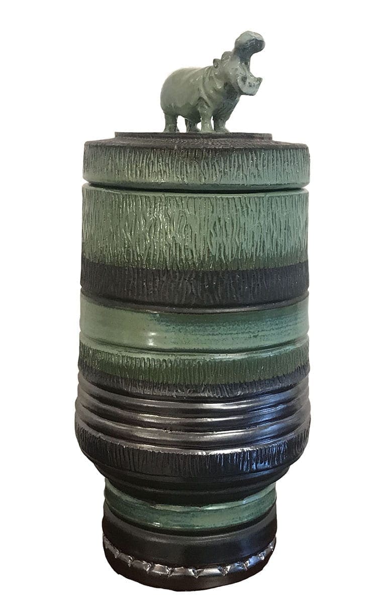 Michel FEDI – L’hippopotame, 2013 – Vase / pot en céramique