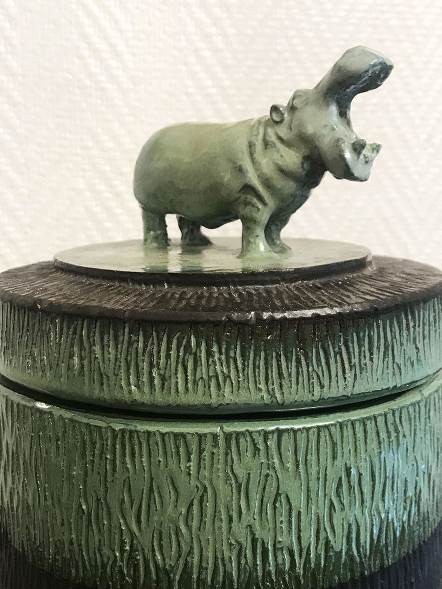 Michel FEDI – L’hippopotame, 2013 – Vase / pot en céramique