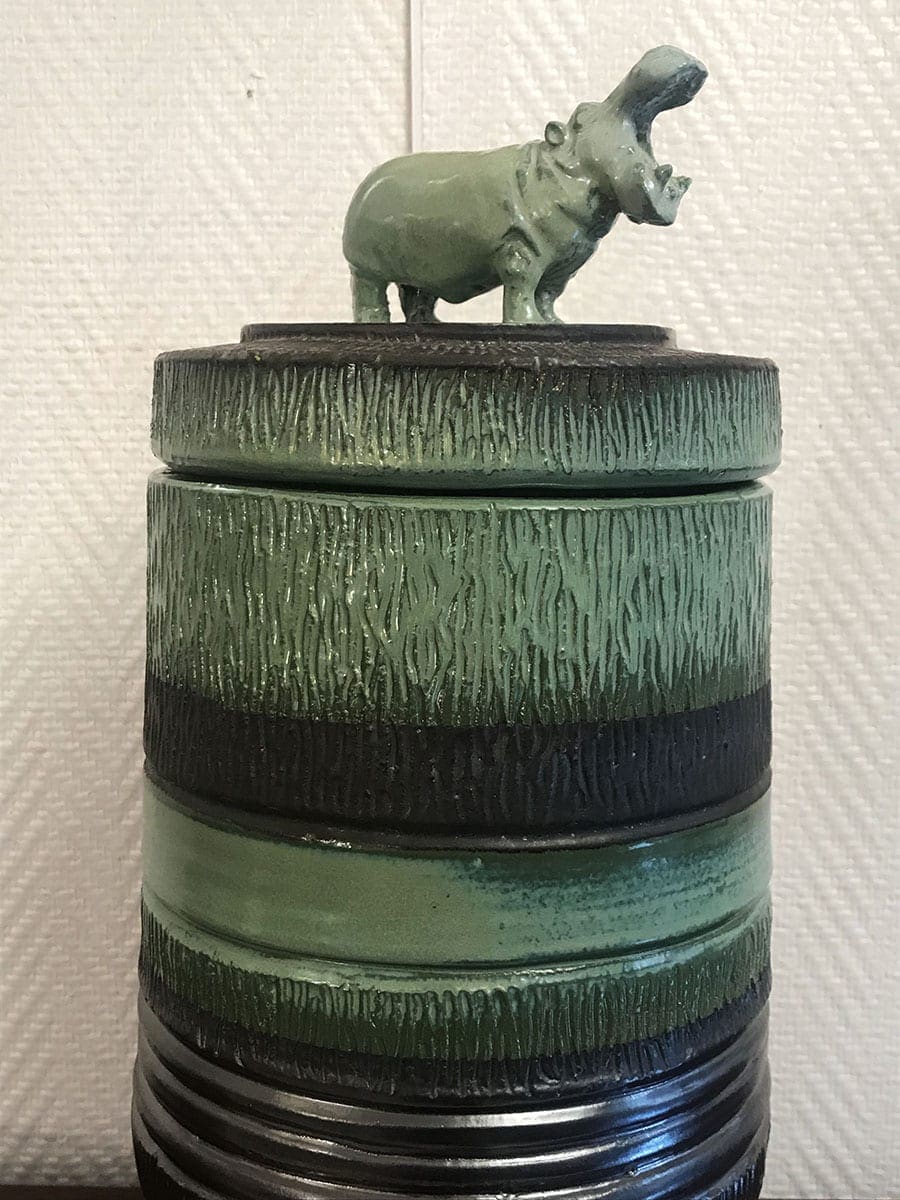 Michel FEDI – L’hippopotame, 2013 – Vase / pot en céramique