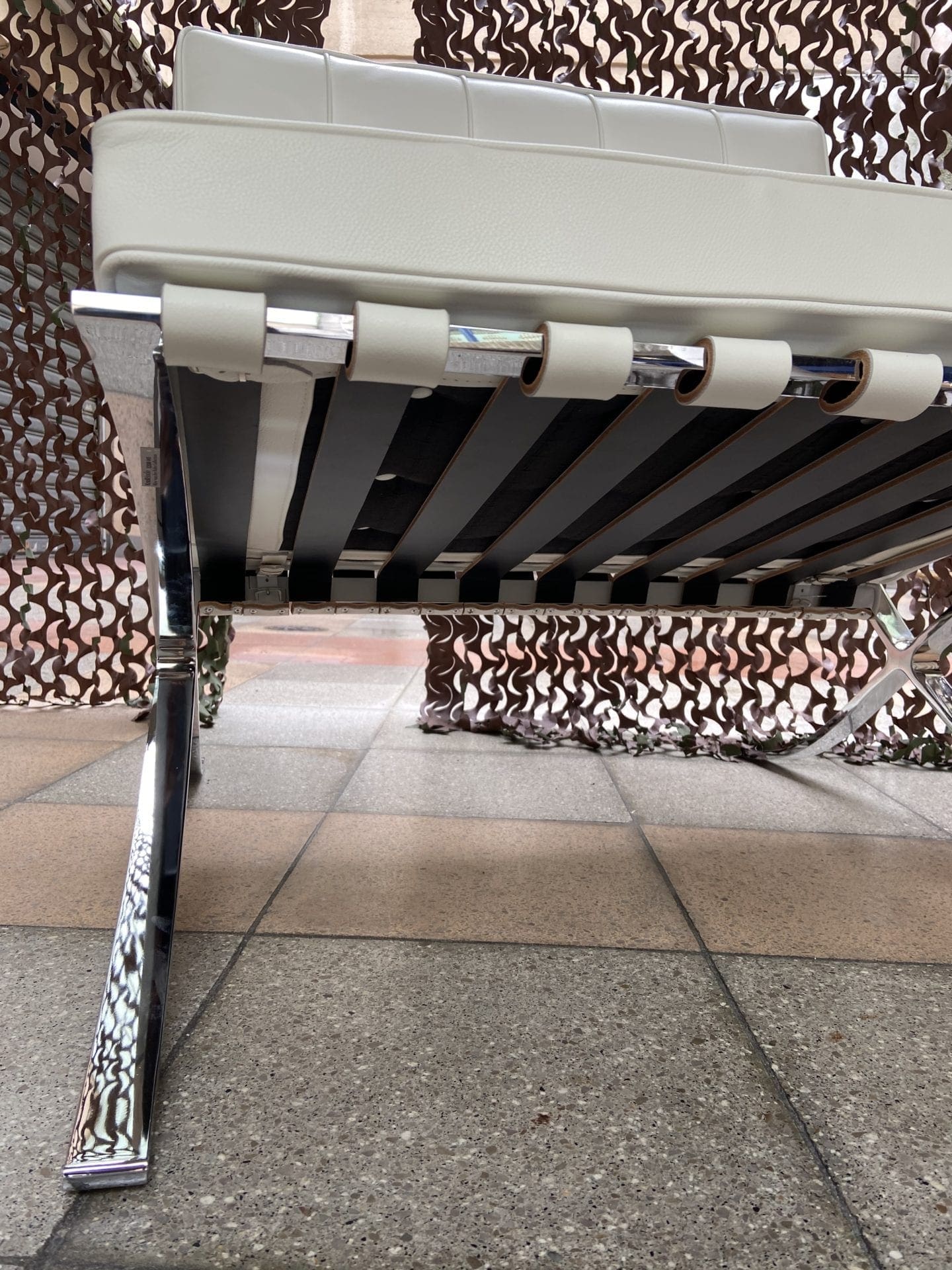 Mies Van den Roh – Fauteuils Barcelona blanc