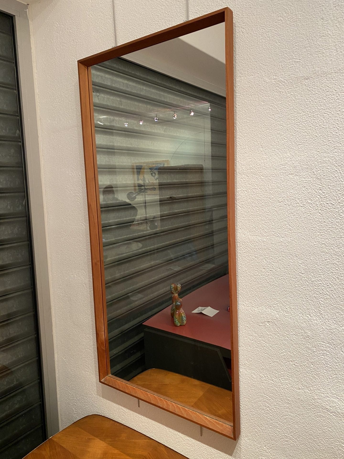 Miroir en Palissandre – Travail Nord-Américain des Années 1970