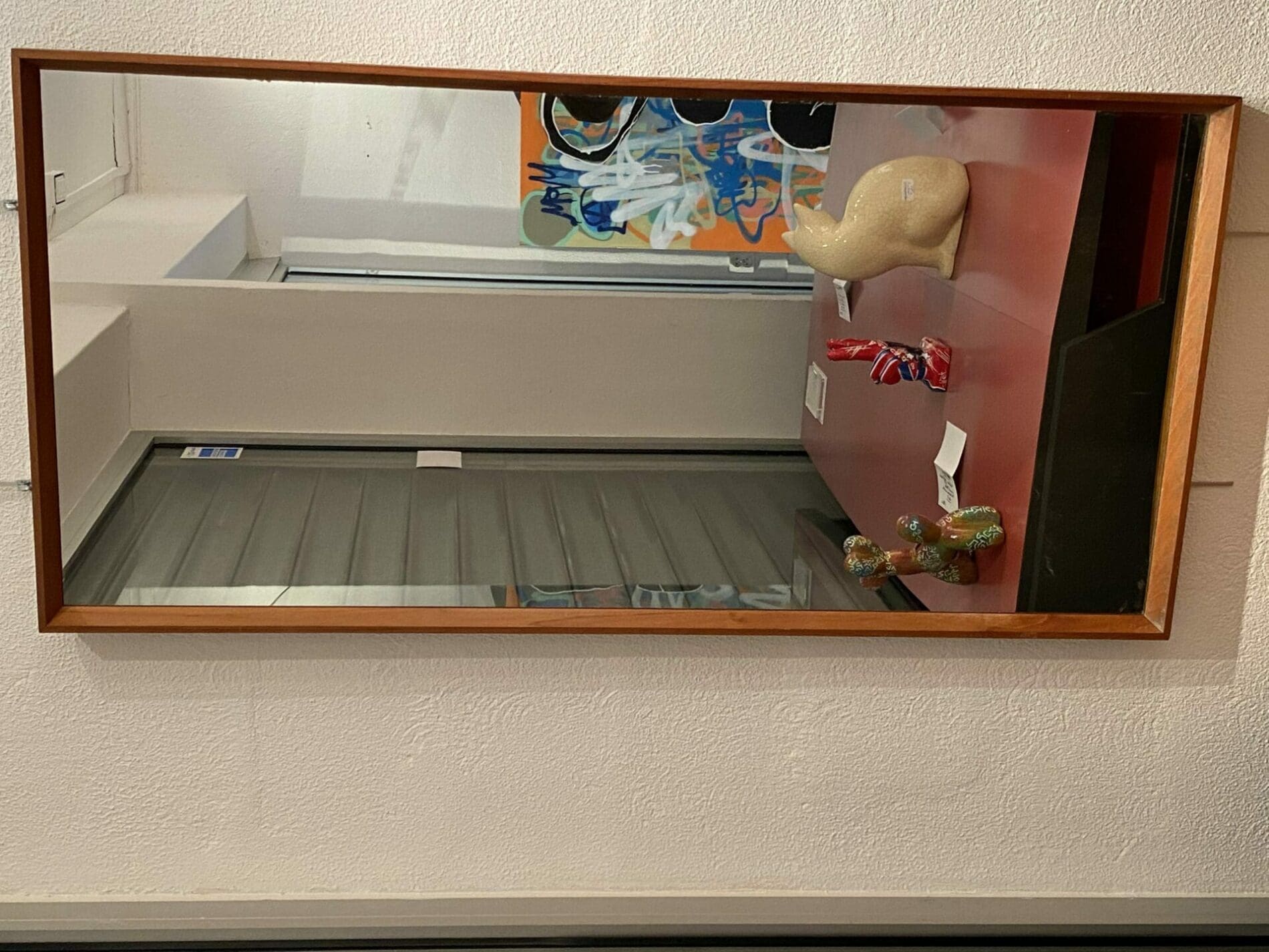 Miroir en Palissandre – Travail Nord-Américain des Années 1970