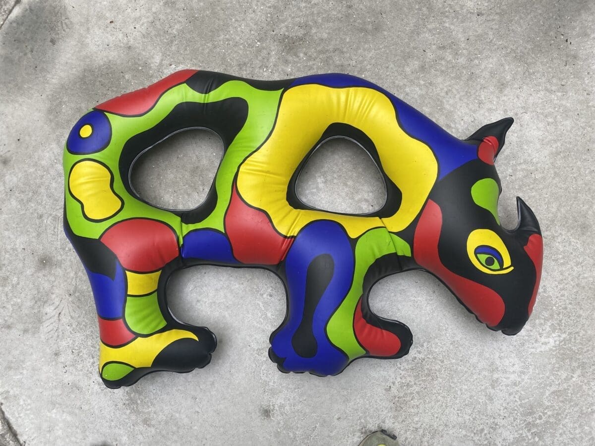 Niki de Saint Phalle – Rhinoceros – Rare sculpture gonflable