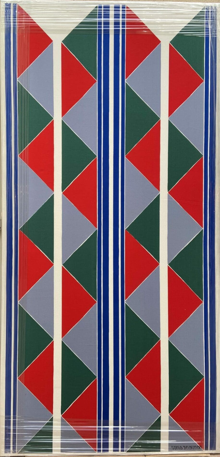 Sonia DELAUNAY – Sérigraphie sur toile – Modèle « Arlequin »