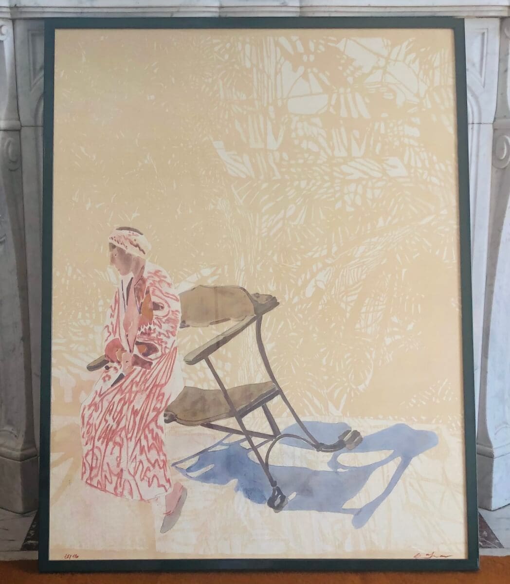La Silhouette de la Grâce: Lilette à la chaise de Gaudi par Sam Szafran
