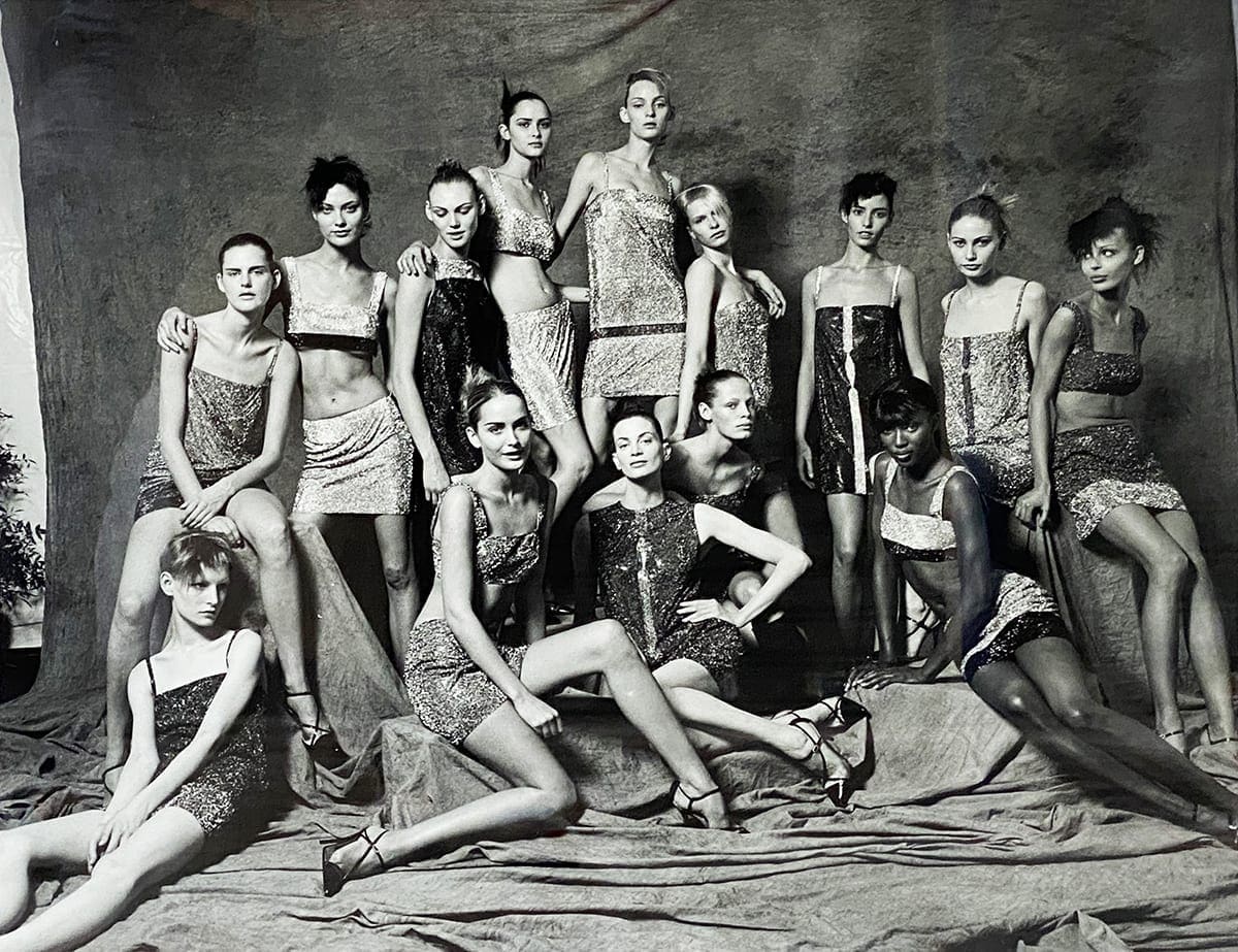 Sante D’ORAZIO – Mannequins (campagne Versace), 1990 – Photographie