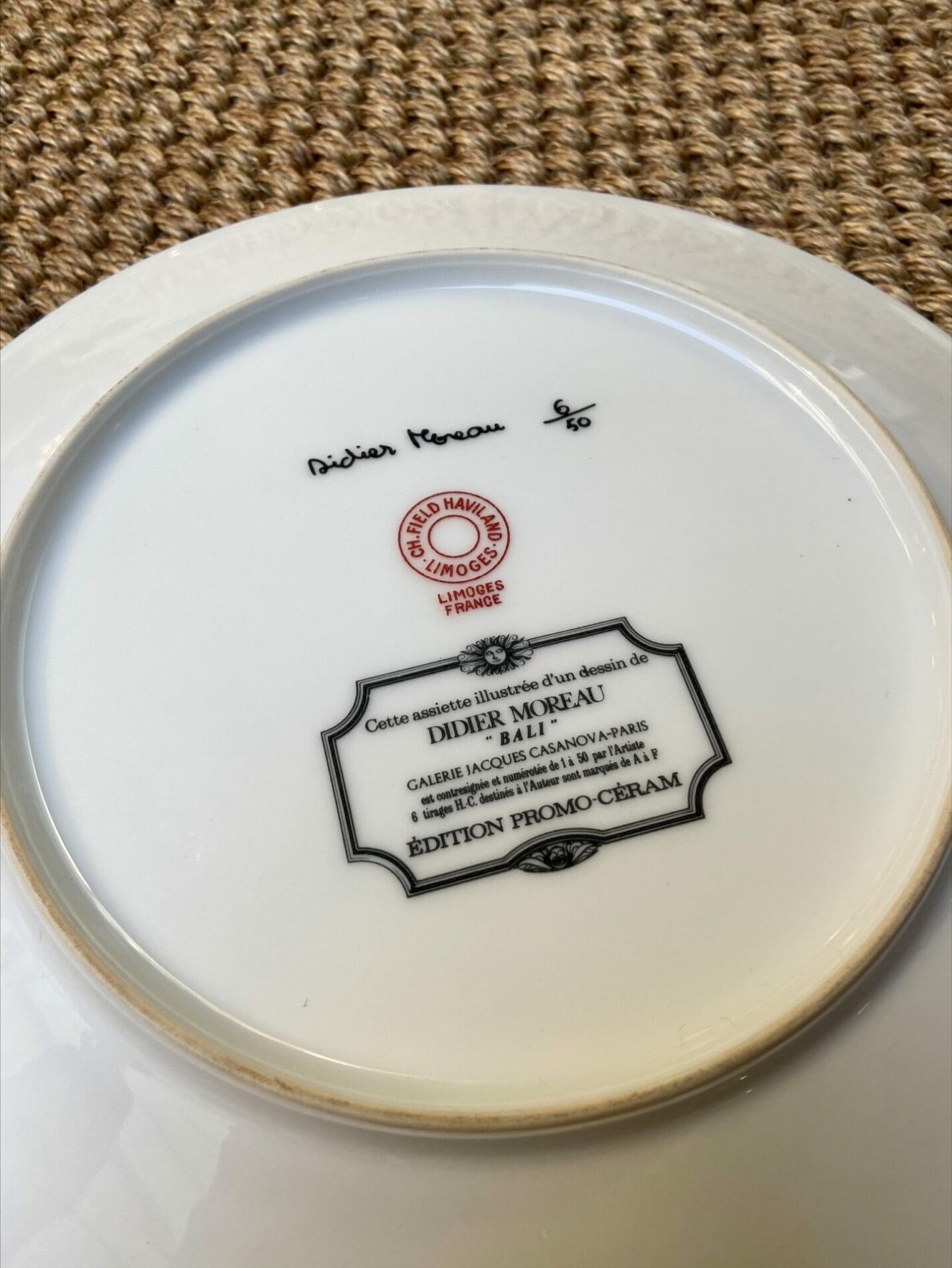 Suite de 16 assiettes – Haviland Limoges