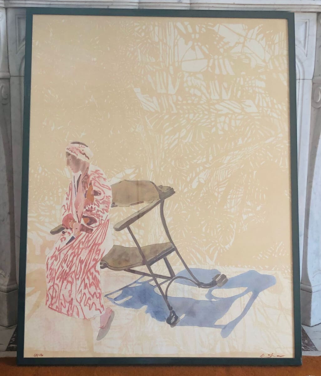 La Silhouette de la Grâce: Lilette à la chaise de Gaudi par Sam Szafran