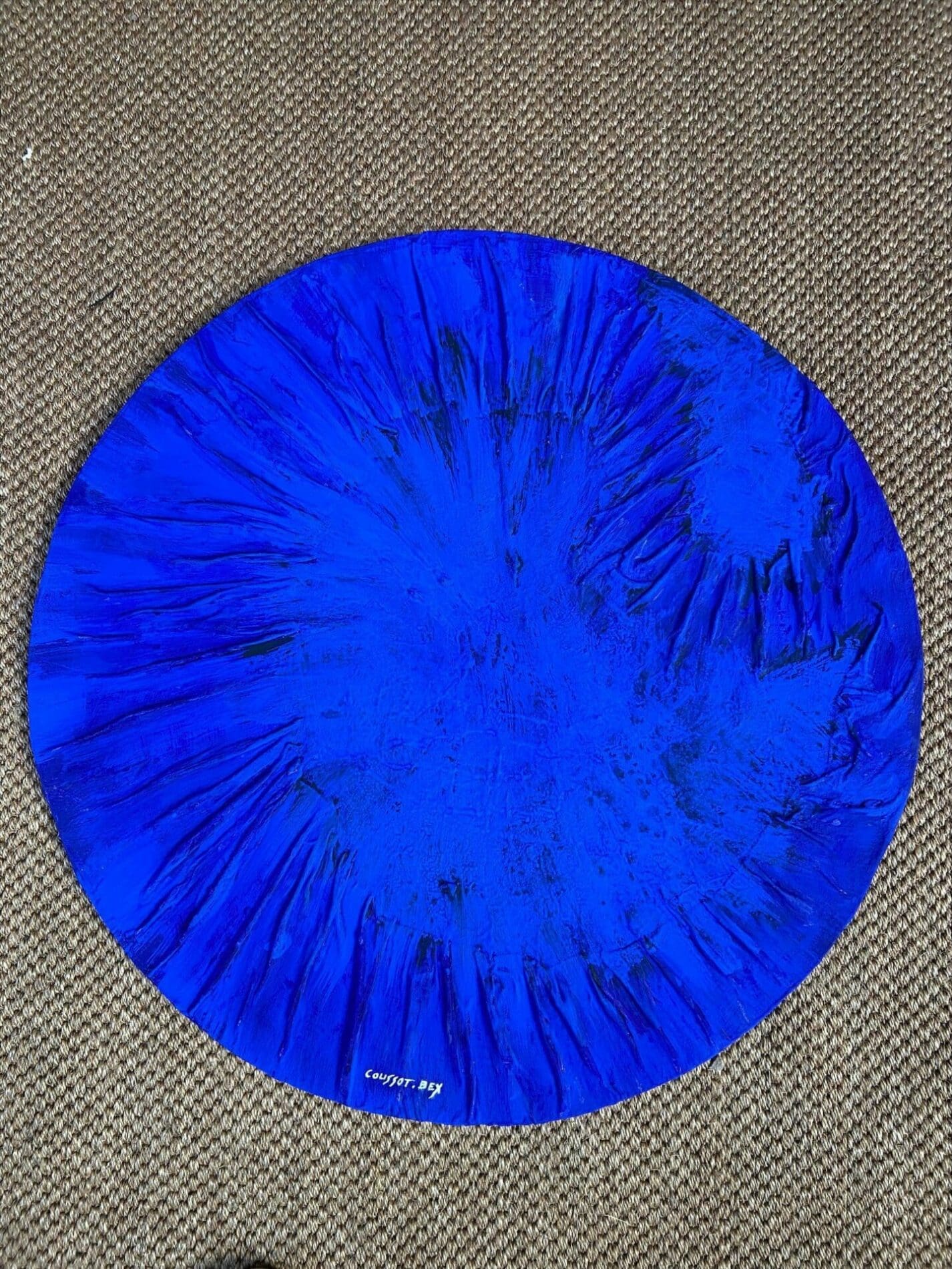 Patrick Coussot Bex – blue Circle 2