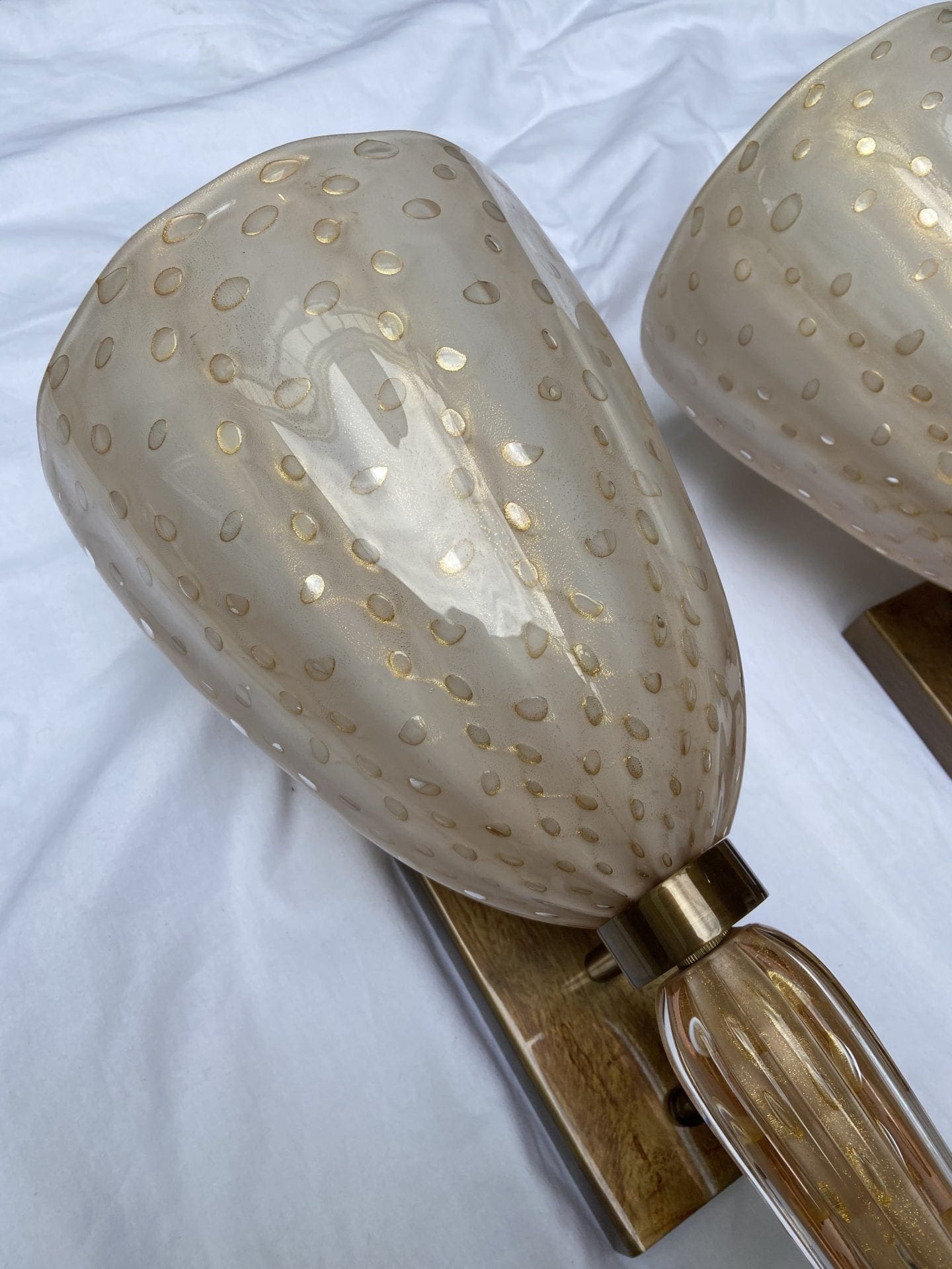 Paire d’appliques flambeaux