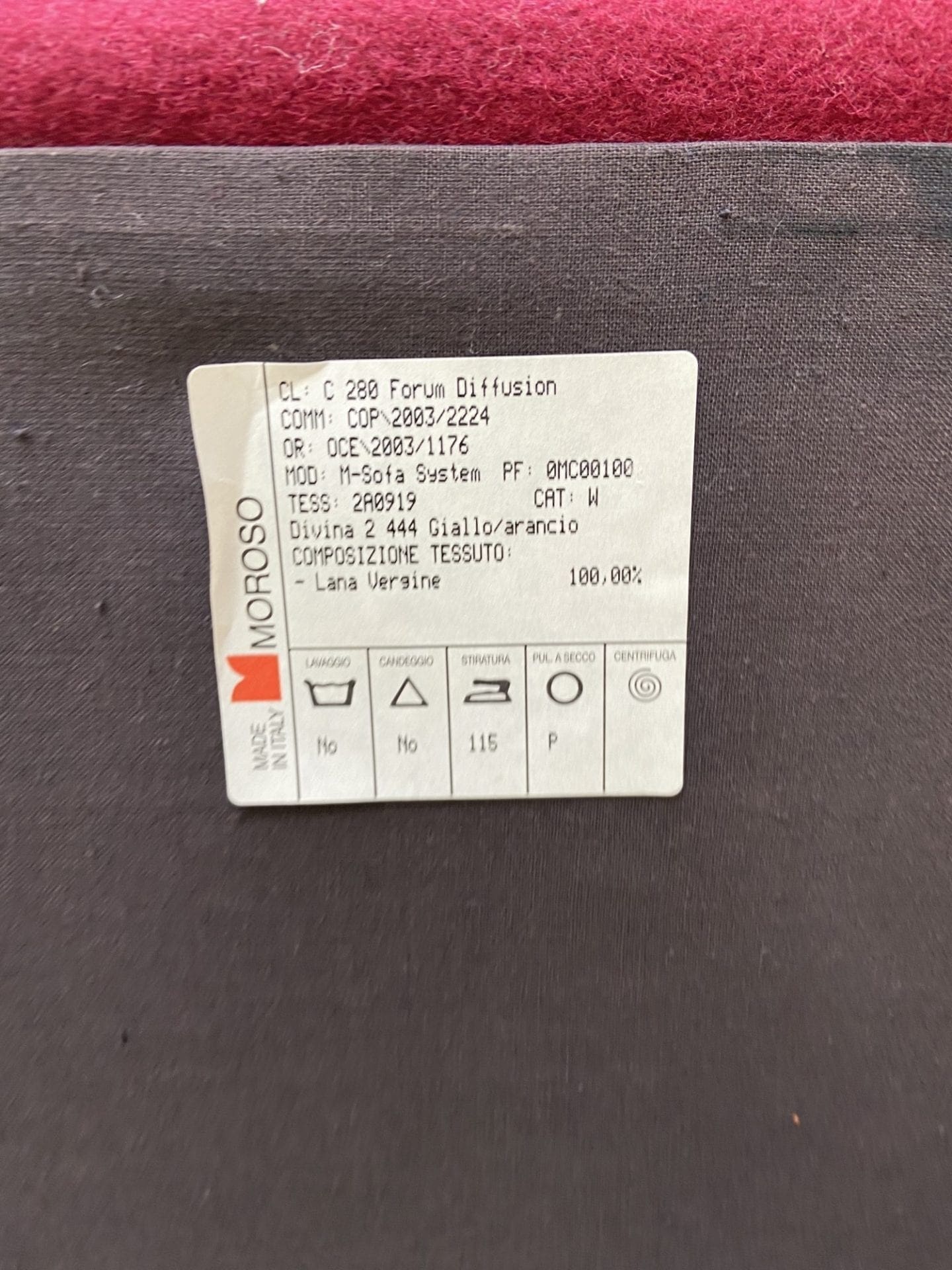 Paire de fauteuils – Design et fabrication Moroso