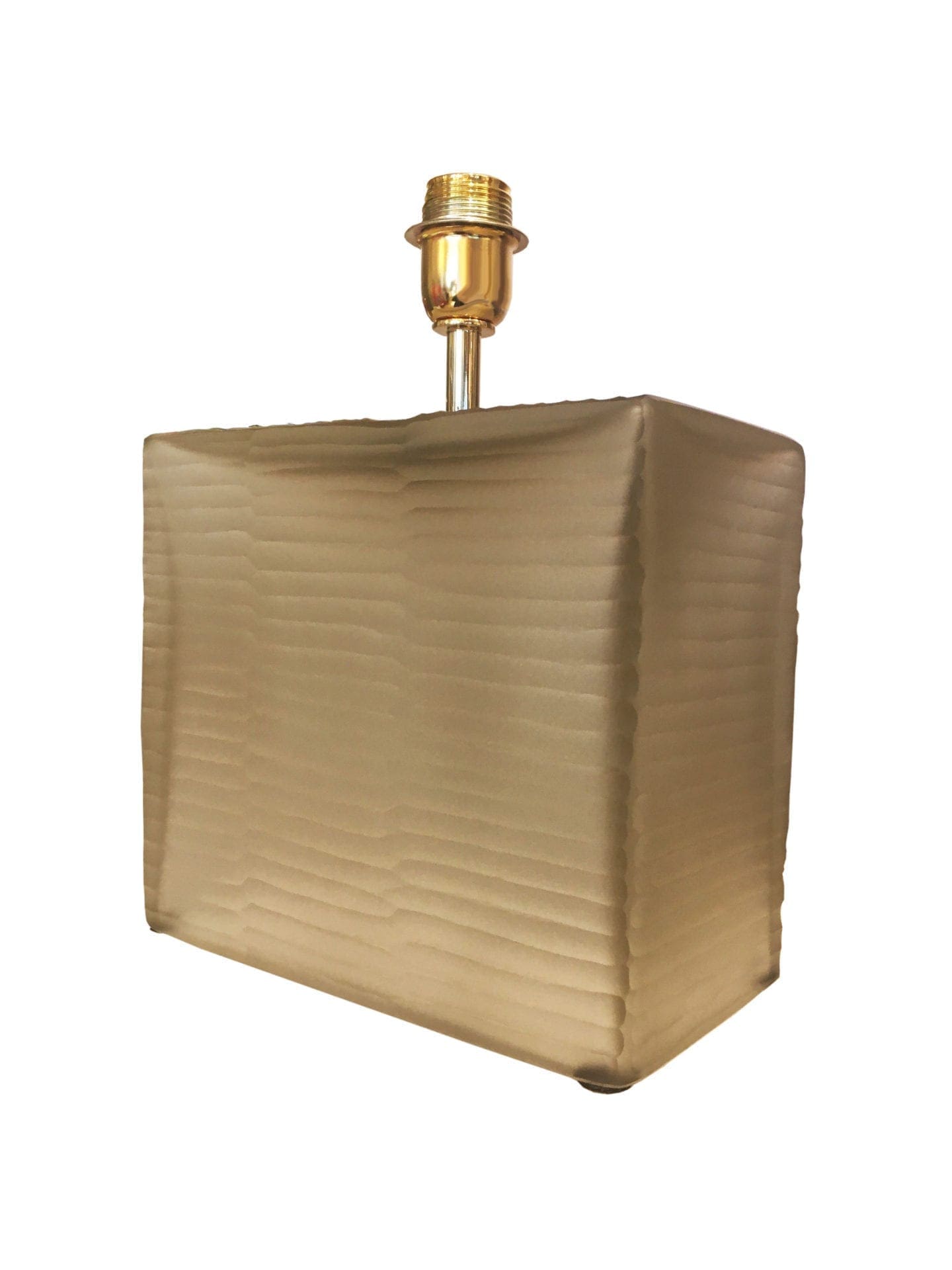 Paire de lampe ambre cube – Italie – 1990