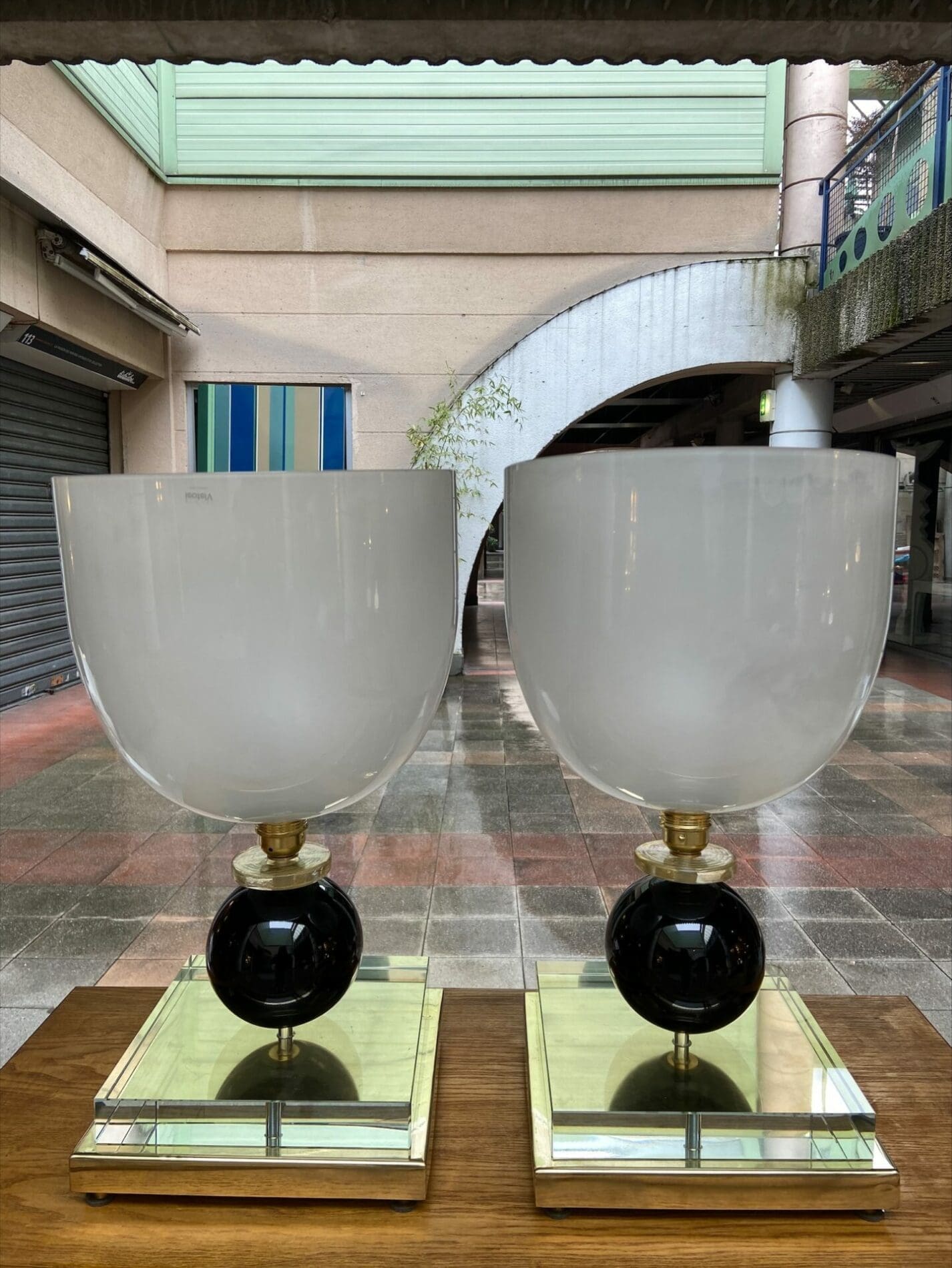 Paire de lampes – Vetreria Vistosi