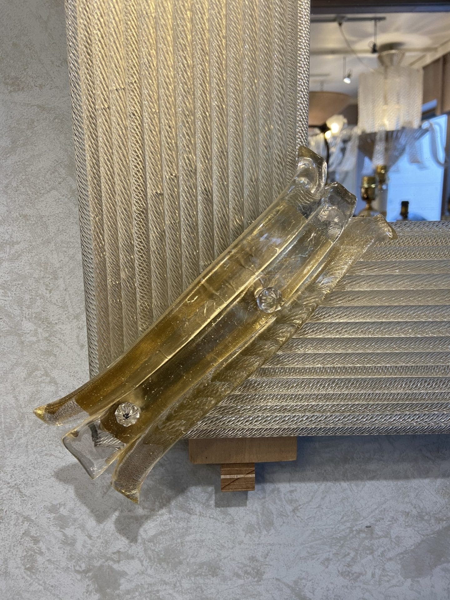 Paire de miroirs – Verre de Murano