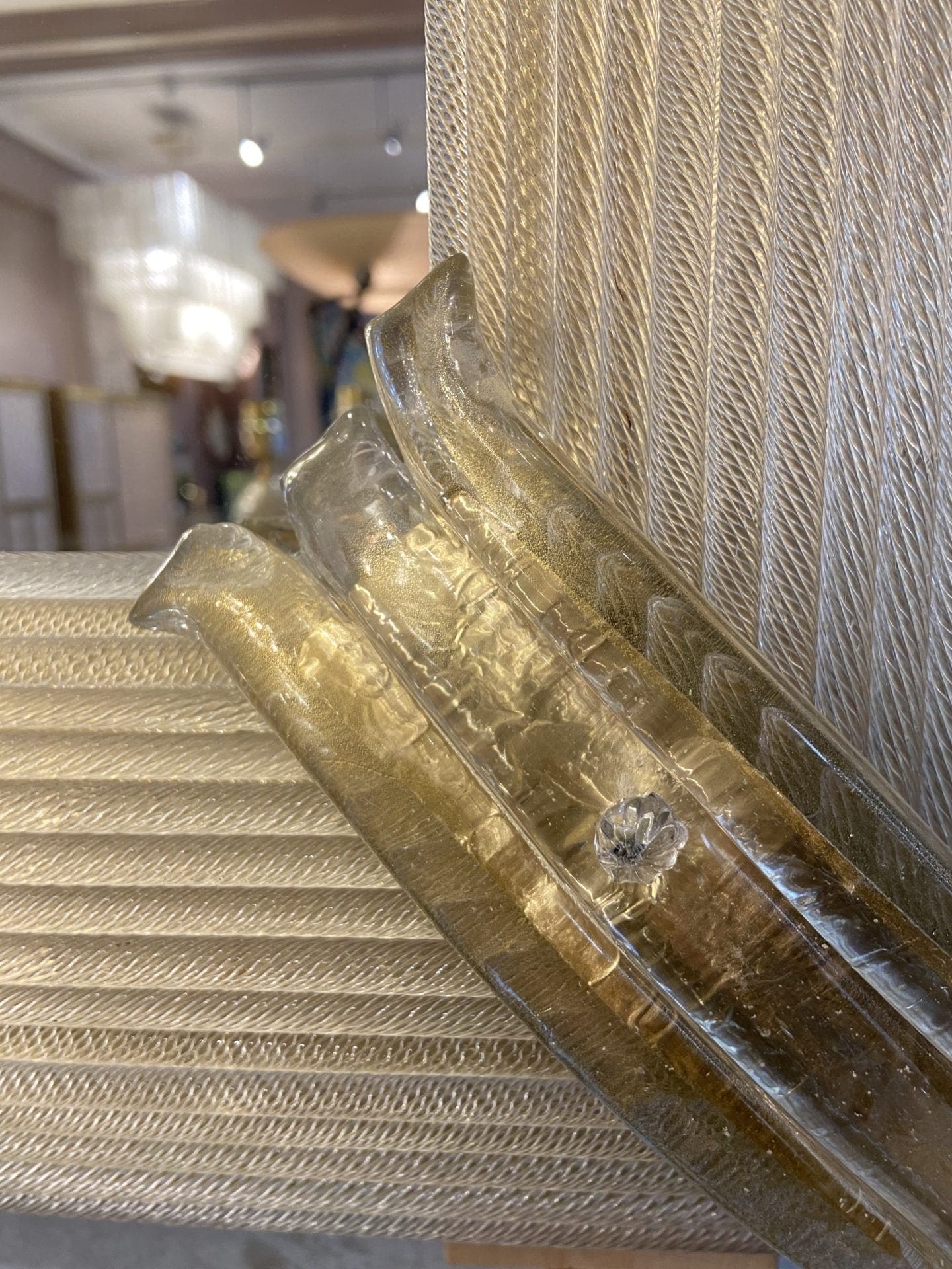 Paire de miroirs – Verre de Murano